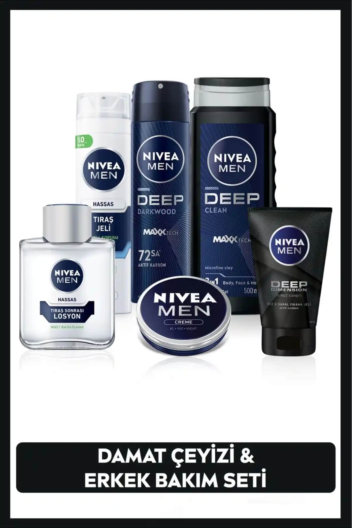 NIVEA MEN Erkek Damat Çeyiz Seti: Kişisel Bakımda Tam Çözüm
