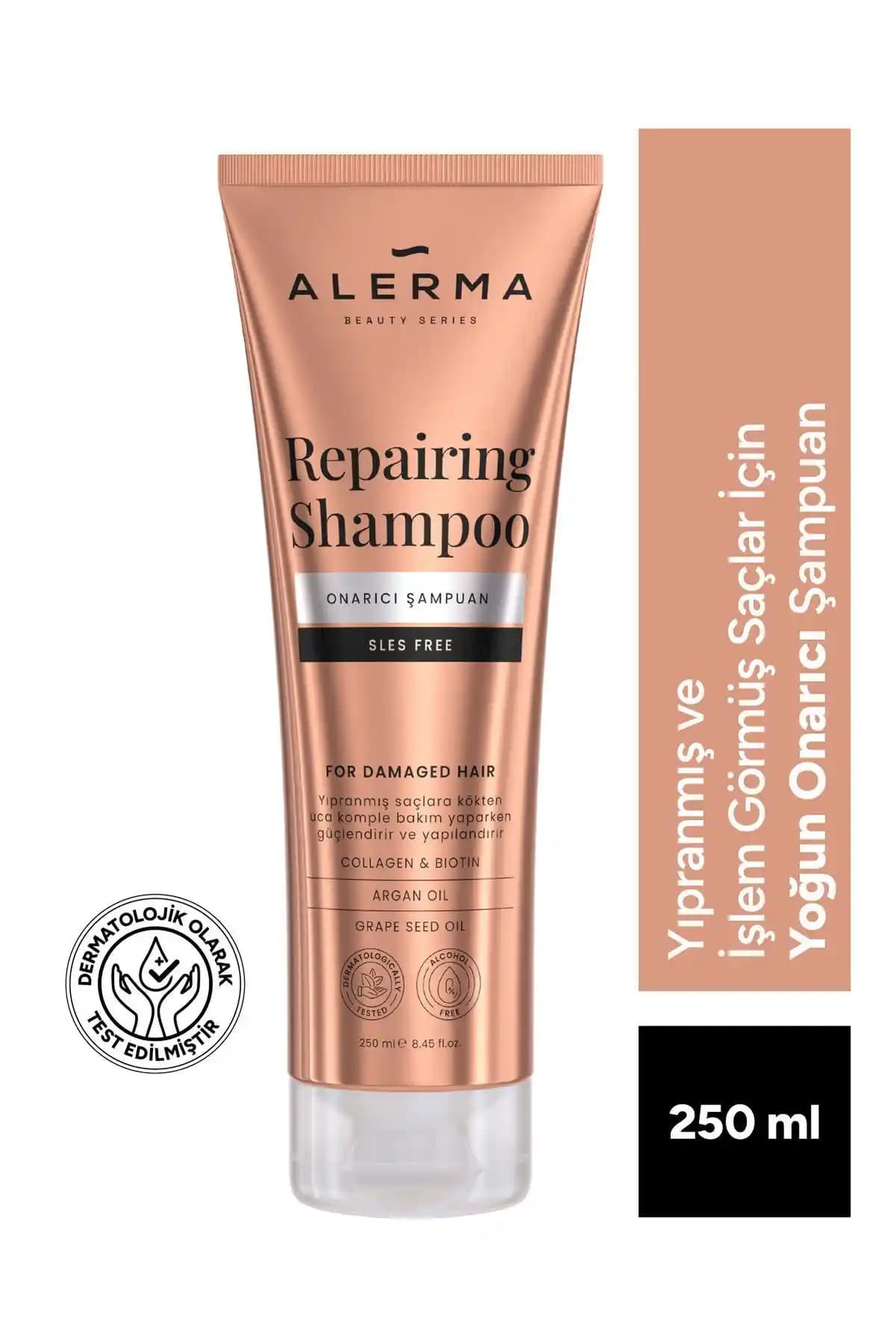 Alerma Yıpranmış Saçlar İçin Yoğun Onarıcı Sülfatsız Şampuan Özellikleri