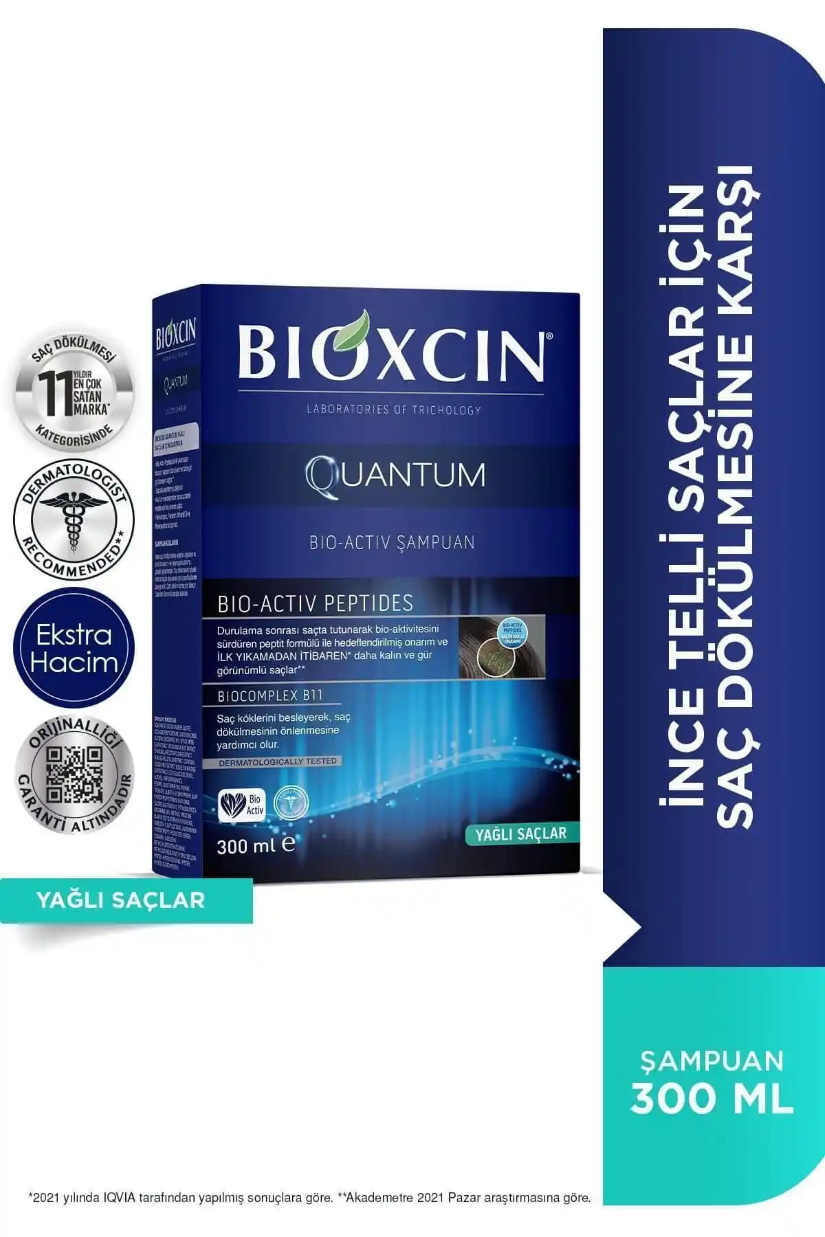Bioxcin Quantum Yağlı Saçlar İçin Şampuan: Saç Dökülmesine Karşı Etkili Çözüm