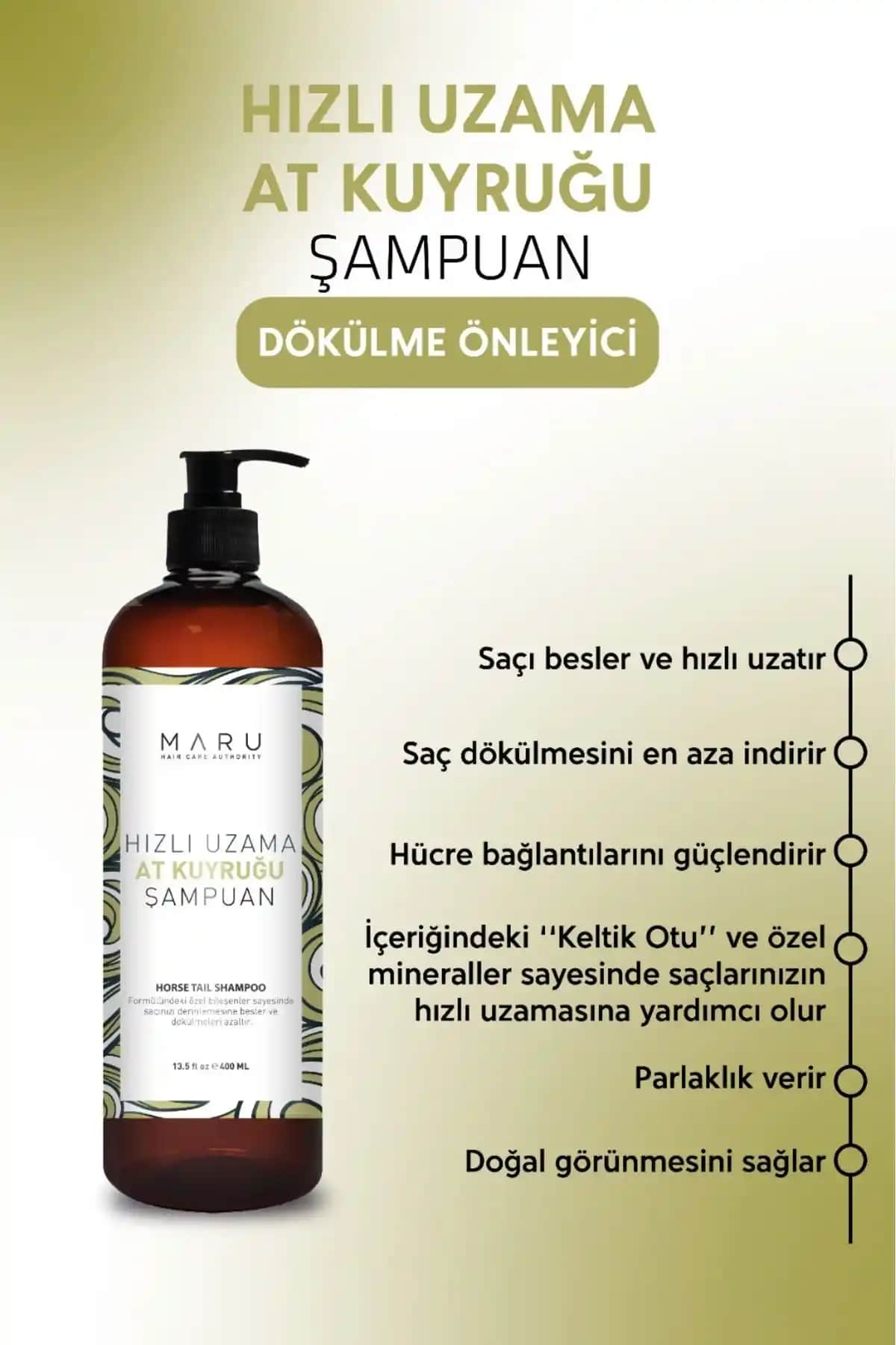 MARU Zayıf ve Yıpranmış Saçlar için Hızlı Uzamaya Yardımcı Şampuan İncelemesi