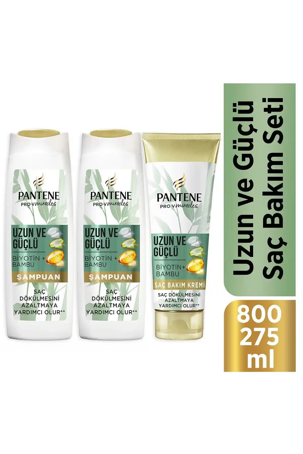 Pantene Uzun ve Güçlü Bambu ve Biotinli Saç Bakım Seti Hakkında İnceleme ve Kullanıcı Yorumları