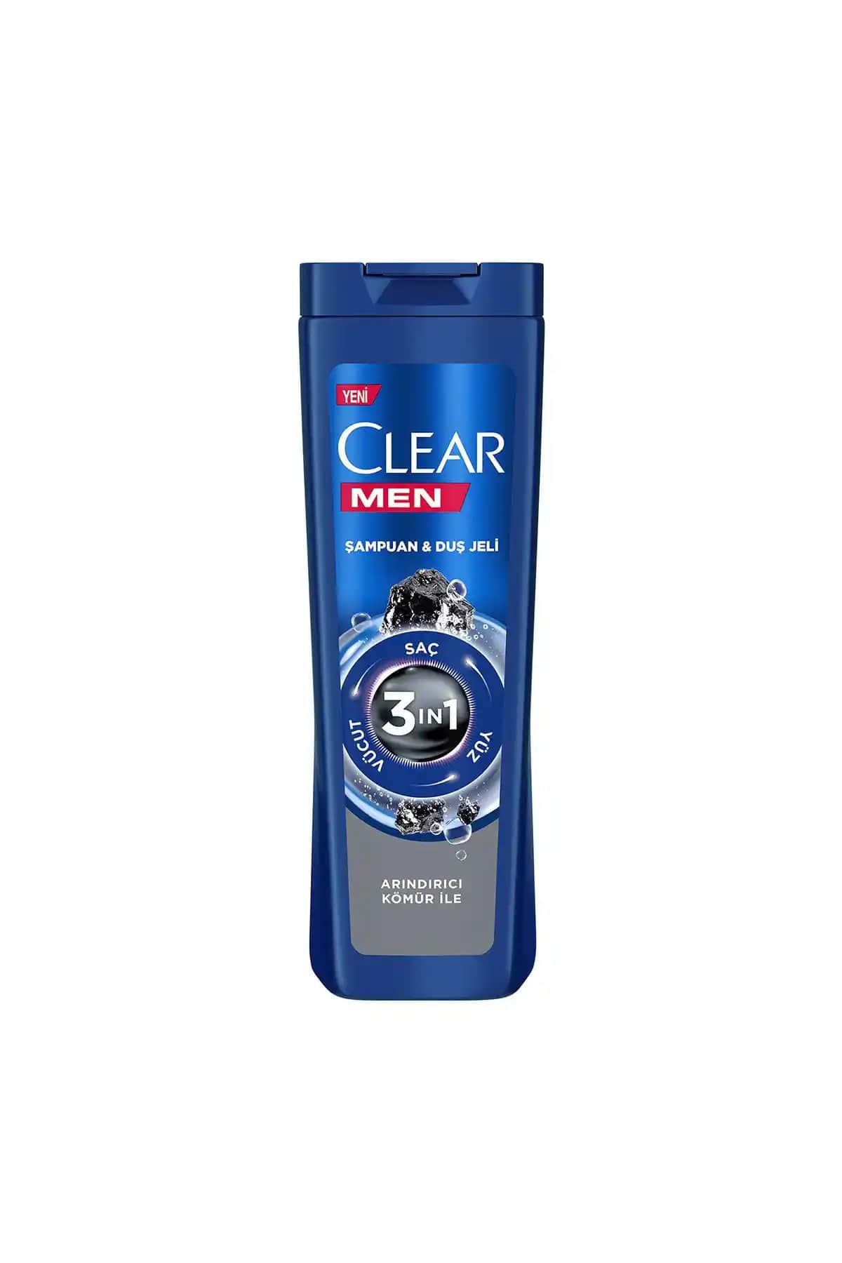 Clear Men 3 In 1 Şampuan & Duş Jeli: Pratik Temizlik ve Ferahlama Sağlayan Ekonomik Seçenek