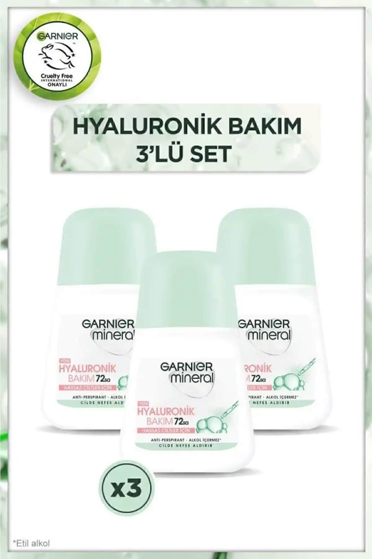Garnier Mineral Hyaluronik Bakım Roll-on Deodorant 3'lü Set İncelemesi ve Kullanım Önerileri