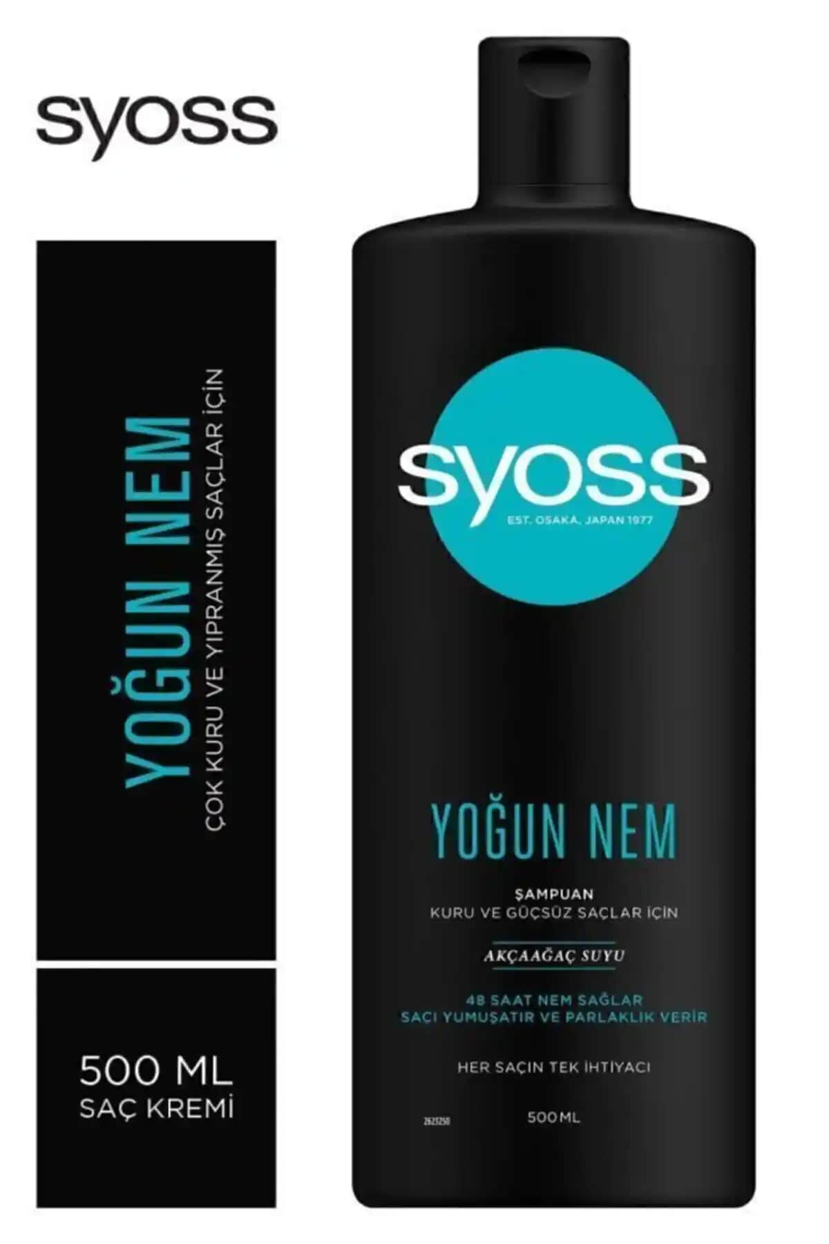 Syoss Yoğun Nem Şampuanı 500 ml: Kuru ve İnce Tellere Derin Nemlendirme