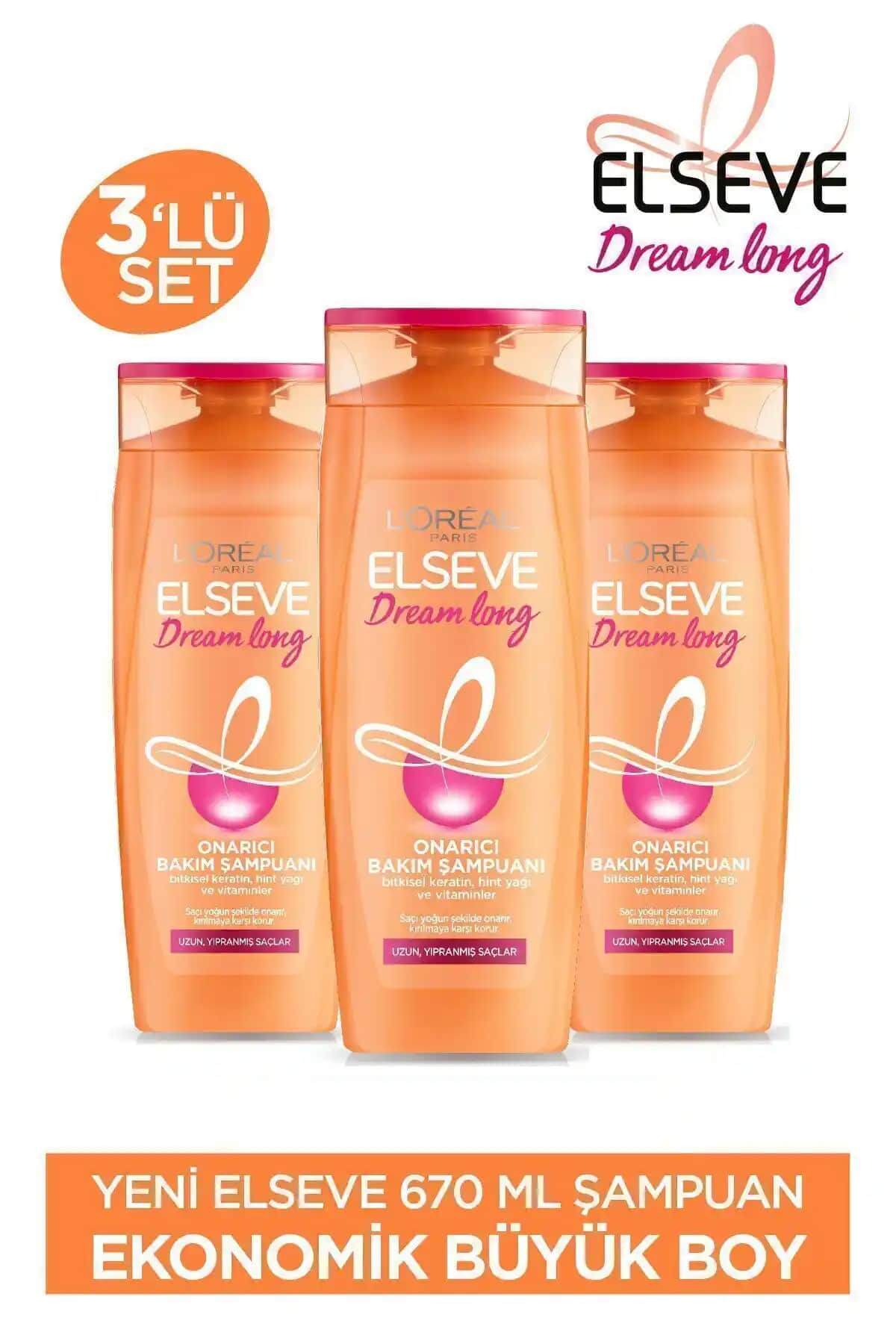 Elseve Dream Long Onarıcı Bakım Şampuanı İle Saçlarınıza Derinlemesine Bakım Yapın