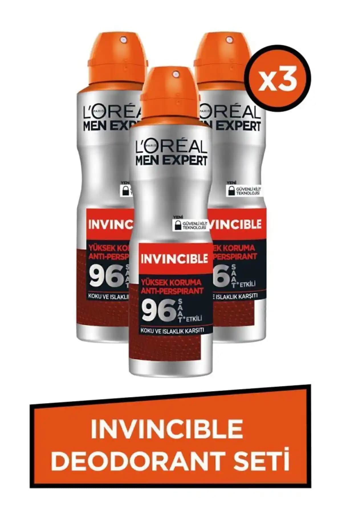 L'Oreal Paris Men Expert Invincible Anti Deodorant: Uzun Süreli Koruma ve Ferahlık