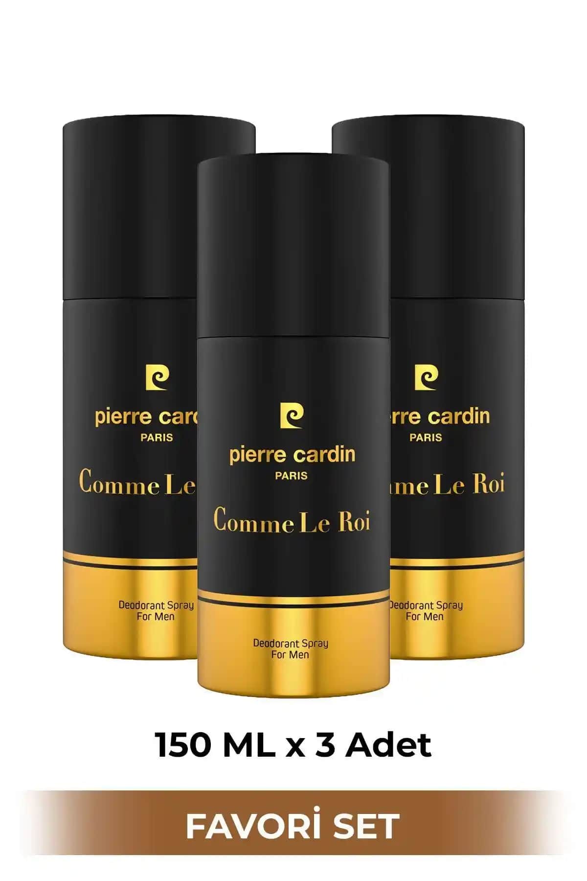 Pierre Cardin Comme Le Roi 150 Ml Erkek Deodorant Seti İle Karizmatik Duruş