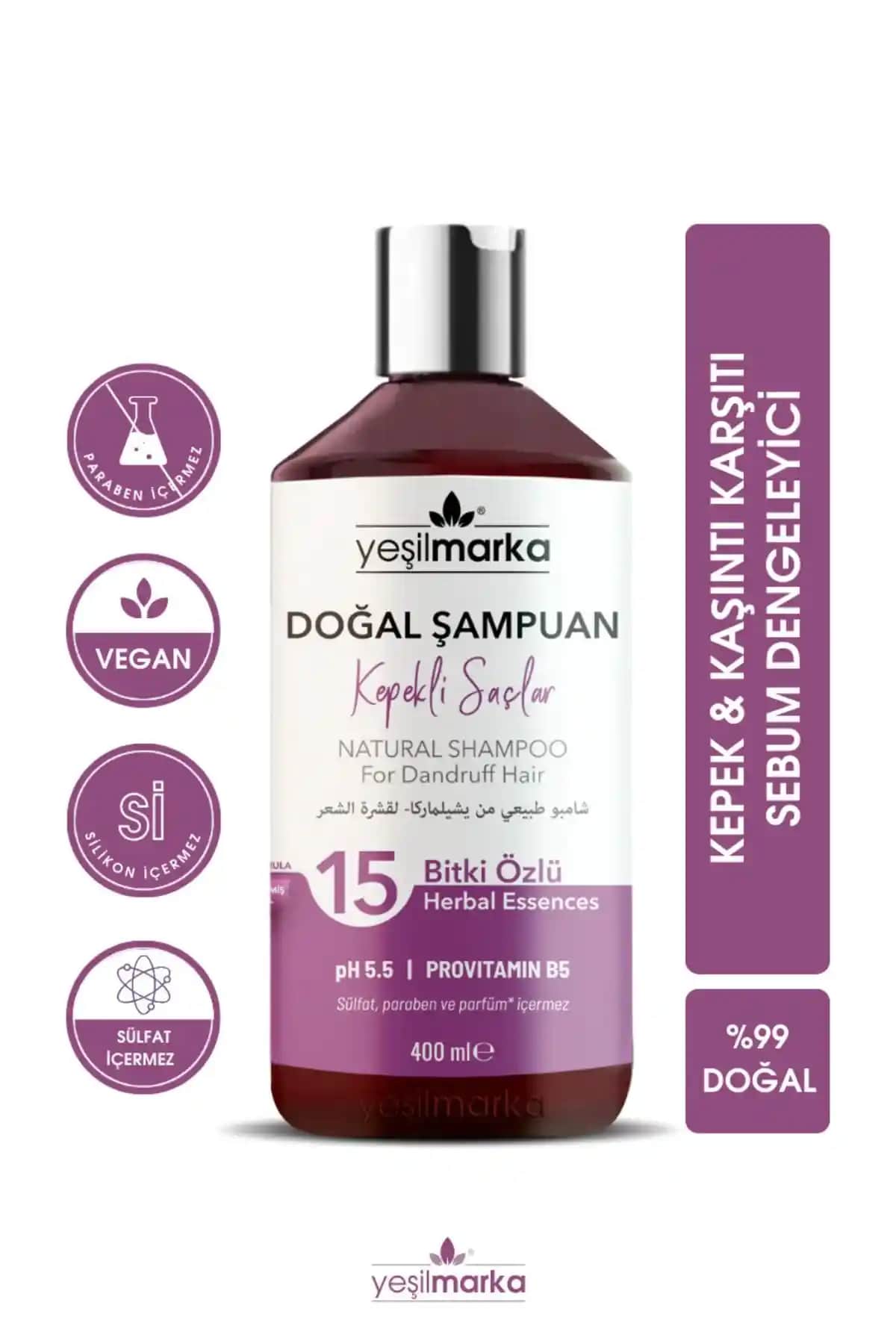 Yeşilmarka Doğal Şampuan ile Kepek Sorununa Etkili Çözümler