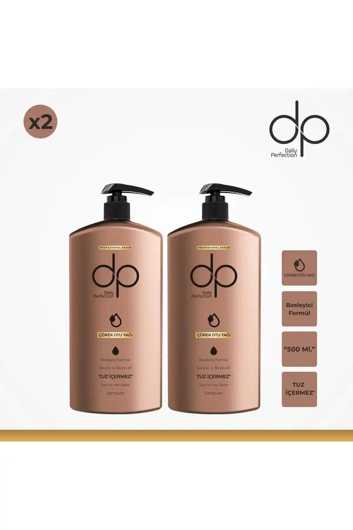 DP Daily Perfectıon Çörek Otu Tuzsuz Şampuan: İnce Telli Saçlar için Ideal Seçim