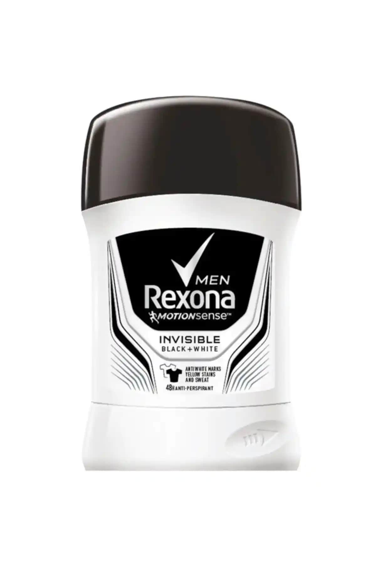 Rexona Men Invisible Black & White Stick 50ml: Etkili Terleme Kontrolü