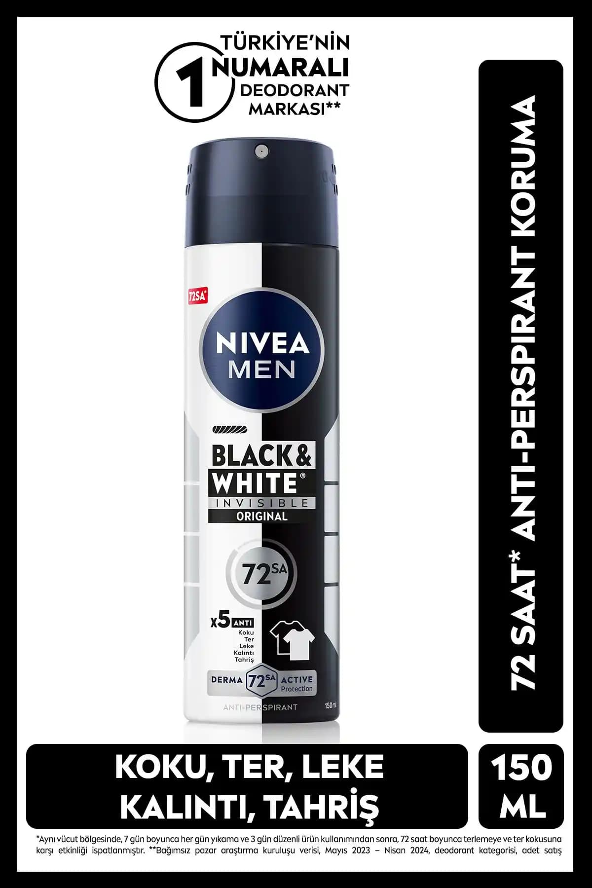 NIVEA Men's Black&White Invisible and Deep Dimension Deodorants: A Comparative Analysis