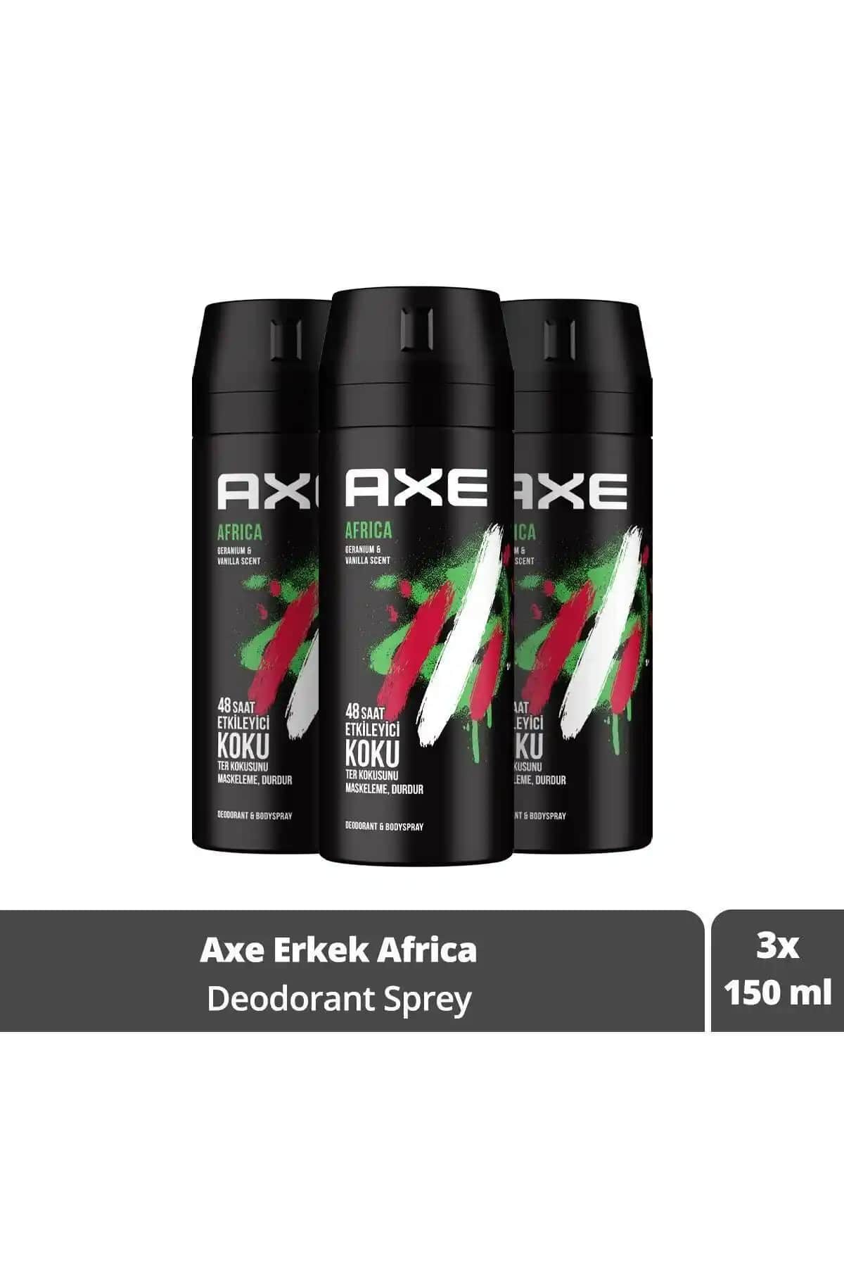 Axe Erkek Sprey Deodorant Africa ve Premium Collection Karşılaştırması