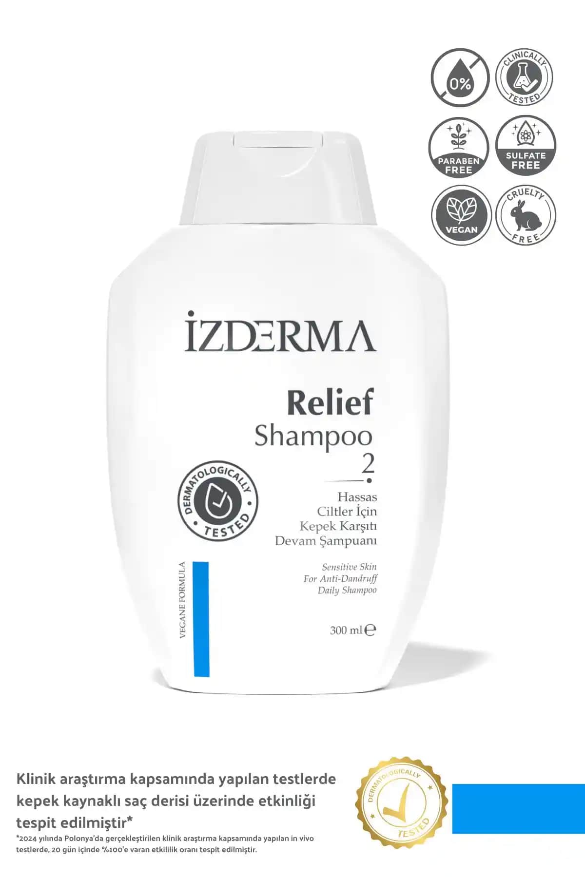İzderma Relief-2 ve İzderma Relief: Kepek Karşıtı Şampuanlar Karşılaştırması