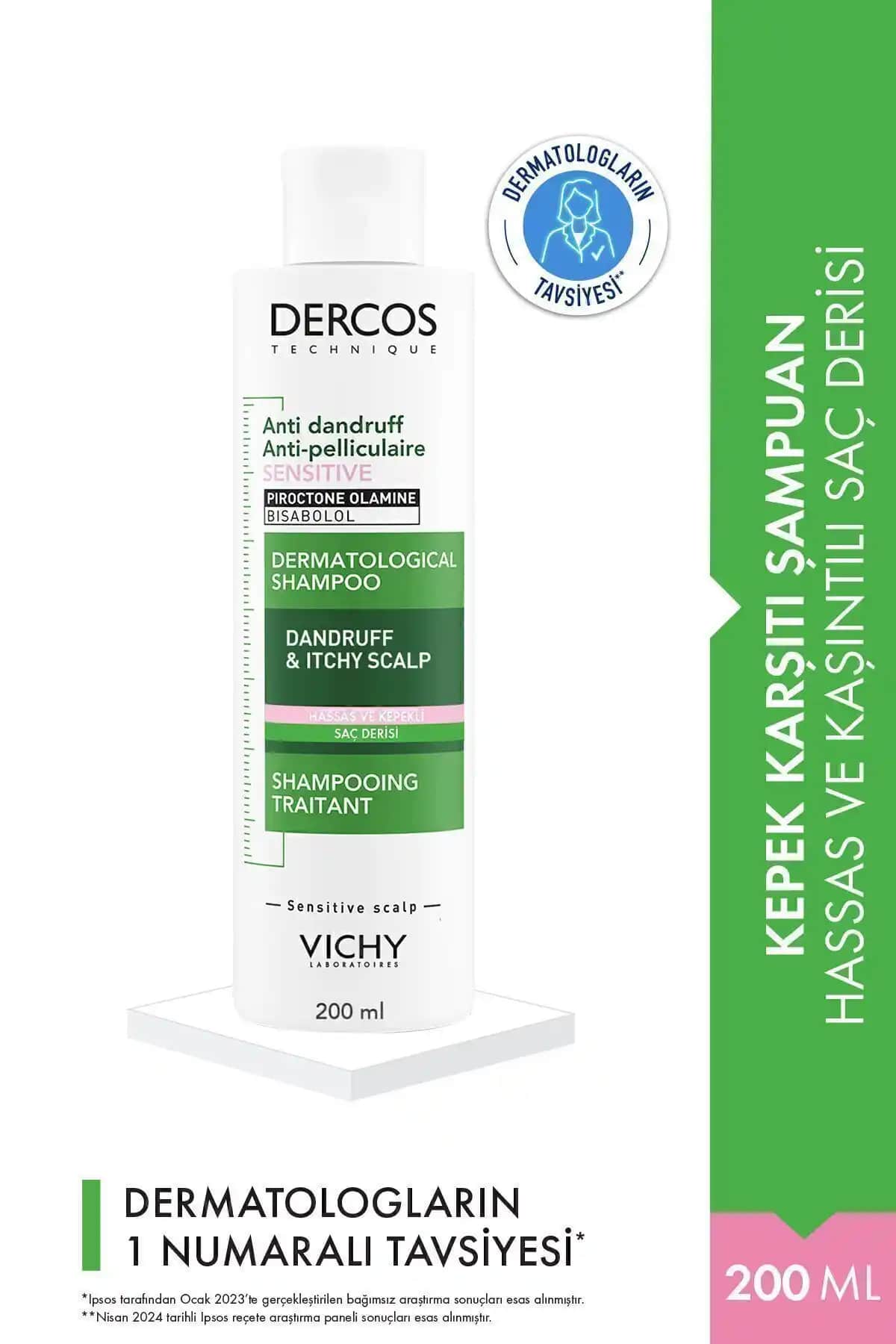 Vichy Dercos Kepek Karşıtı Şampuanlar: 200 ml ve 75 ml Ürün İncelemesi
