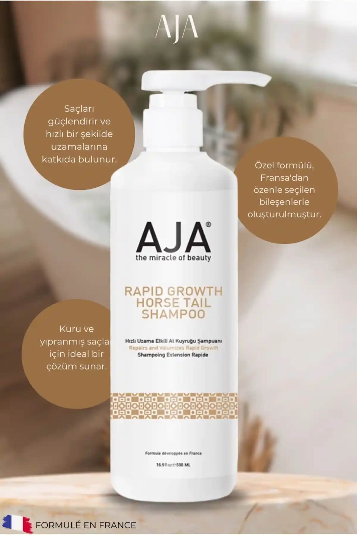 AJA Rapid Growth ve HBEAUTY Kolajen & Keratin Şampuanların Karşılaştırması