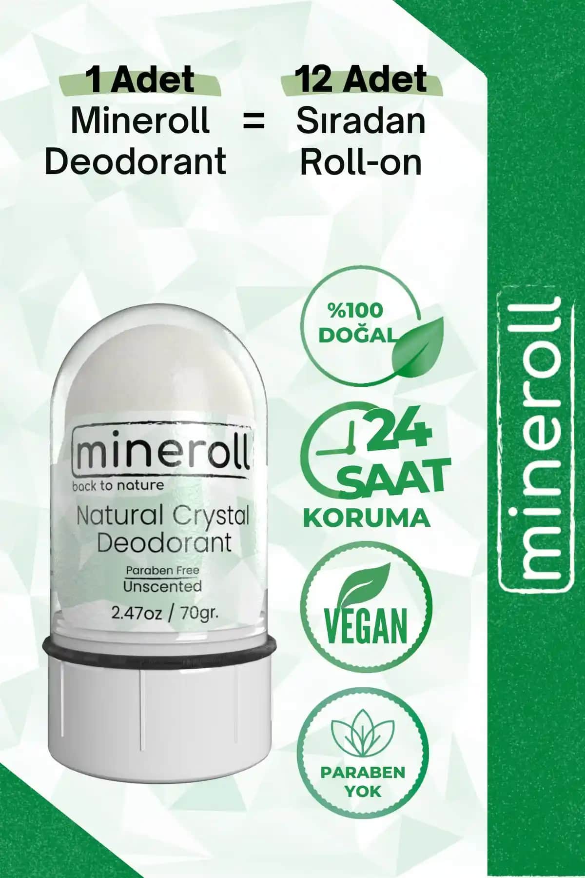 Mineroll Doğal Kristal ve Oriflame Activelle Deodorant Karşılaştırması Hakkında