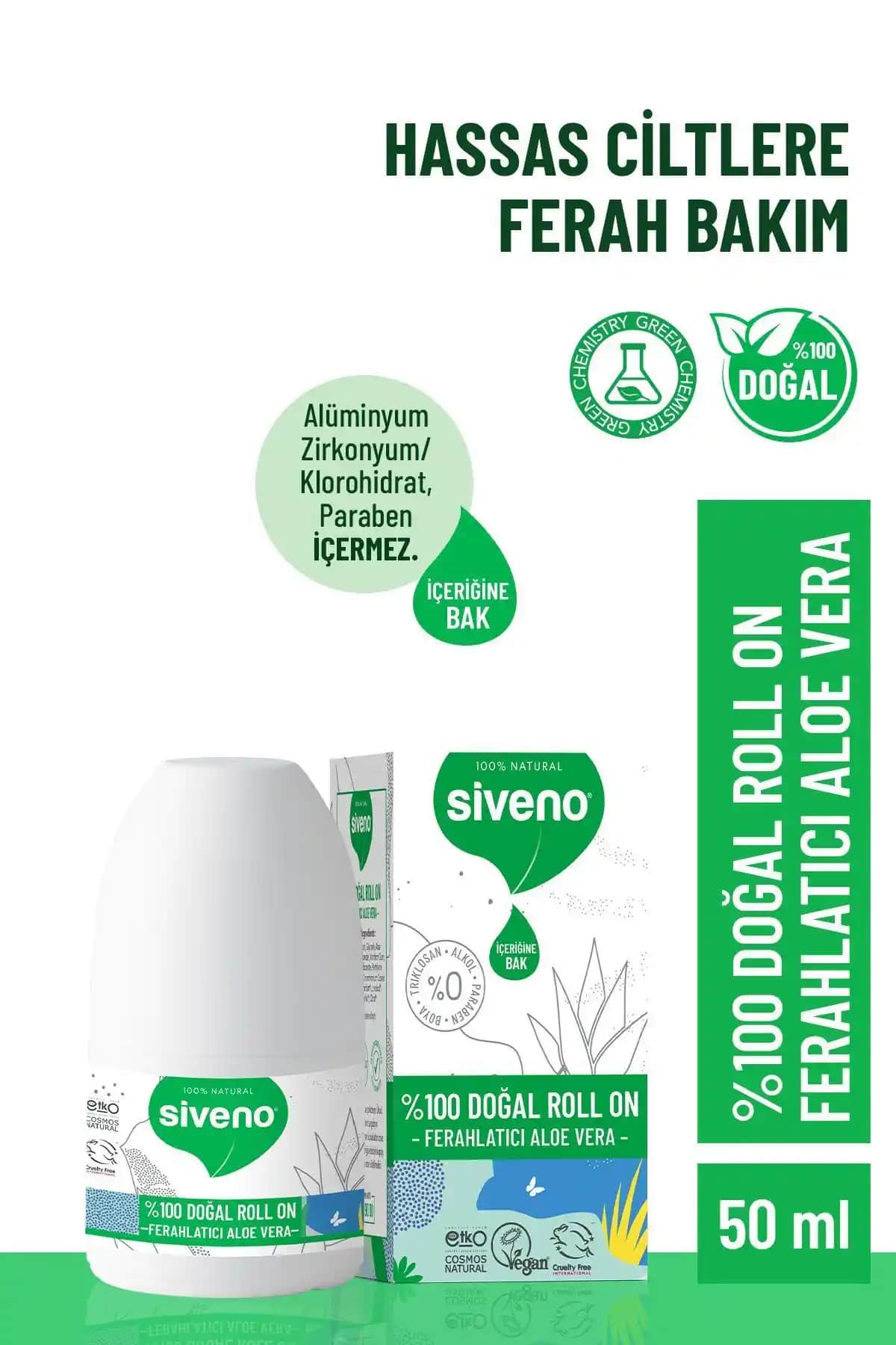 Siveno Aloe Vera Deodorant ile Erkek Deodorant Arasındaki Karşılaştırmanın Tüm Detayları