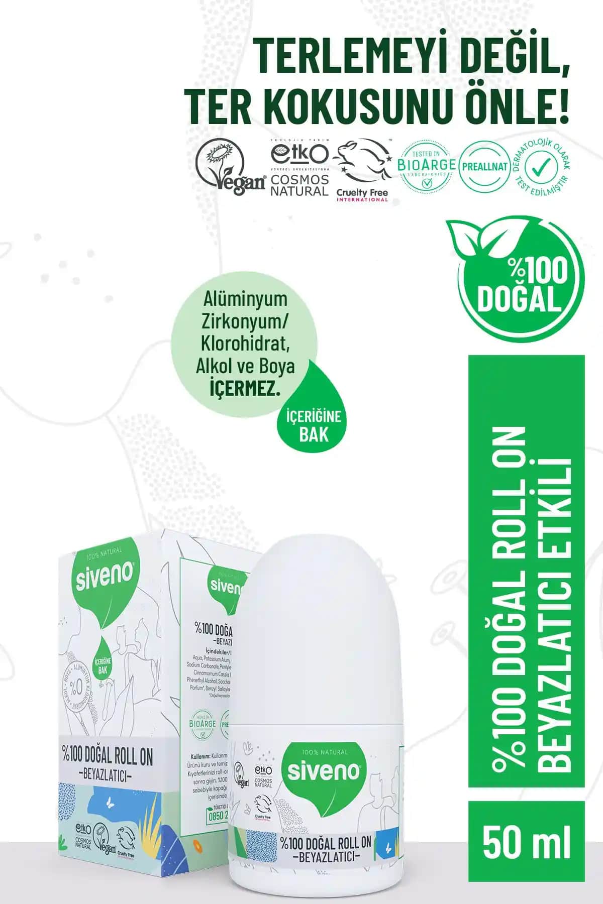 Siveno %100 Doğal Roll-on Deodorant İncelemesi: Erkek ve Kadın İçin Doğal Seçenekler