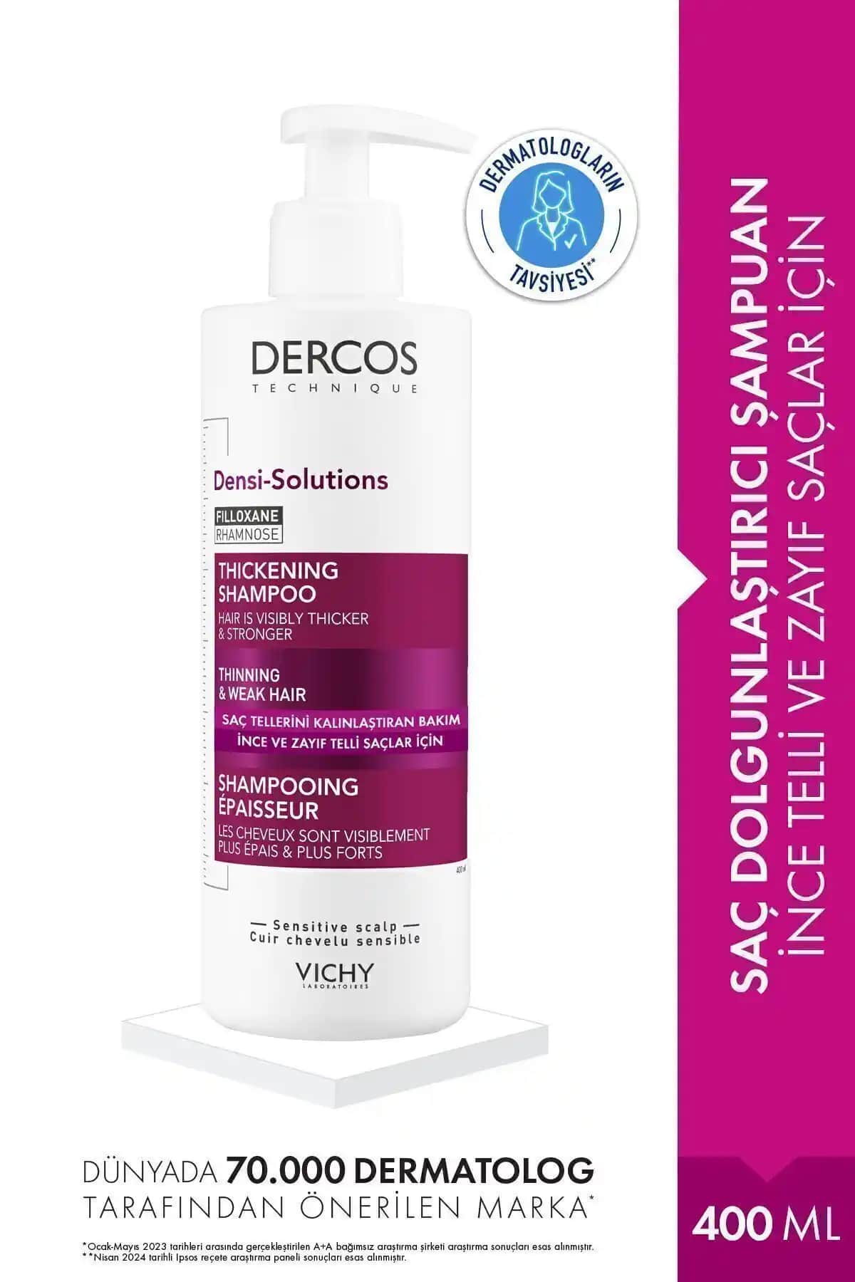Vichy Dercos Densi-solution ve Energisant: Hangi Şampuan Daha Etkili?