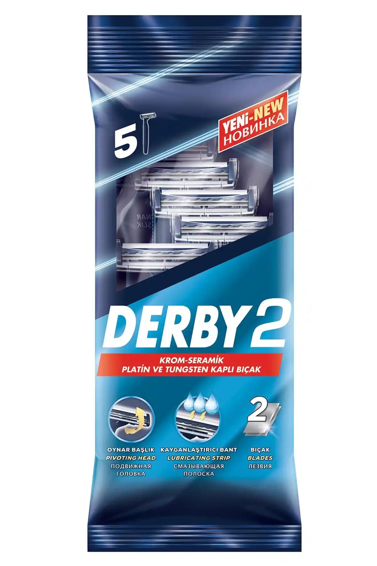 Derby 2 5'li Poşet ve Derby Samurai3 - 1 Paket 10'lu Tıraş Bıçakları İncelemesi