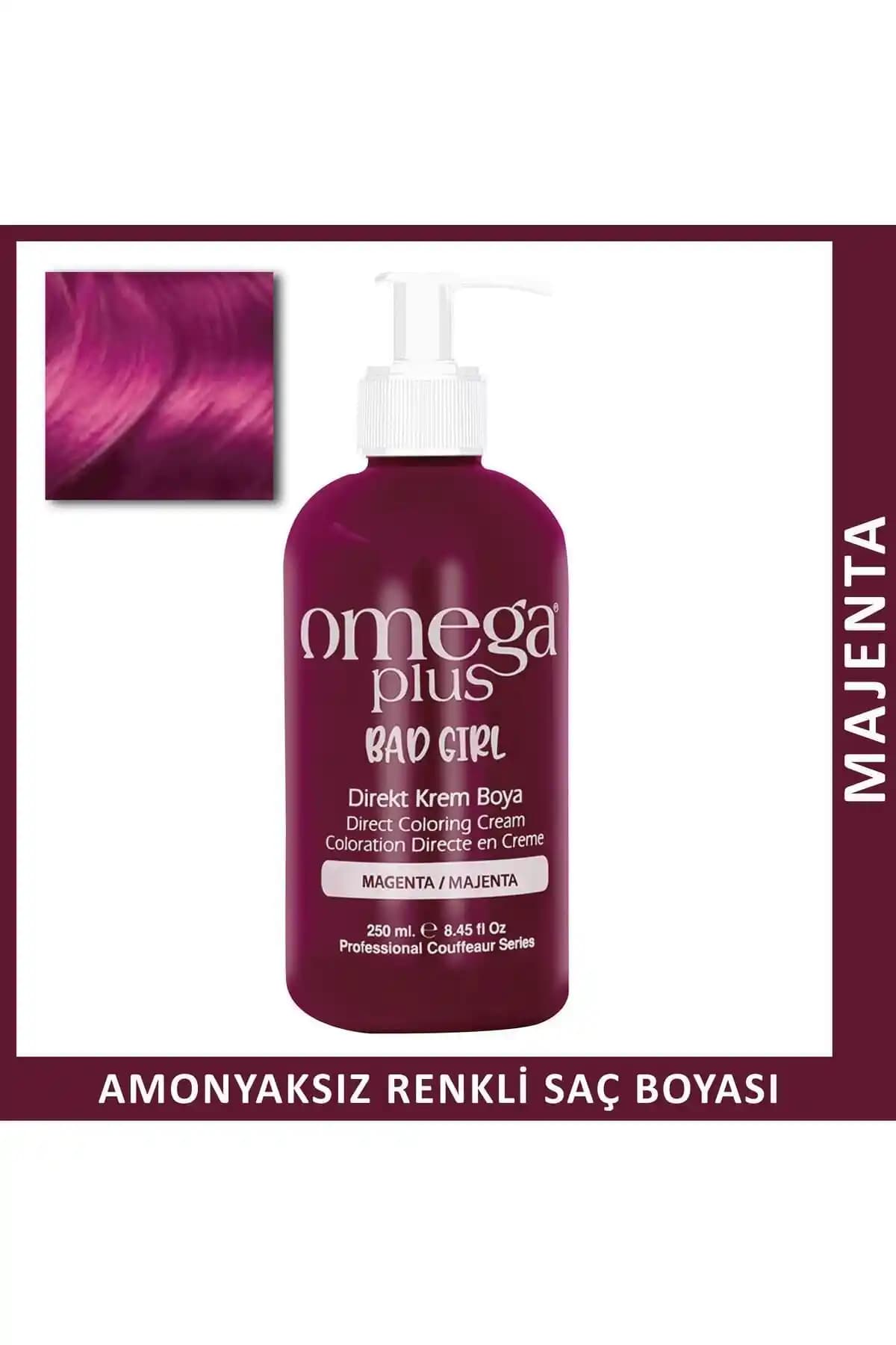 Omega Plus Bad Girl Amonyaksız Renkli Saç Boyaları: MAJENTA ve PEMBE Karşılaştırması