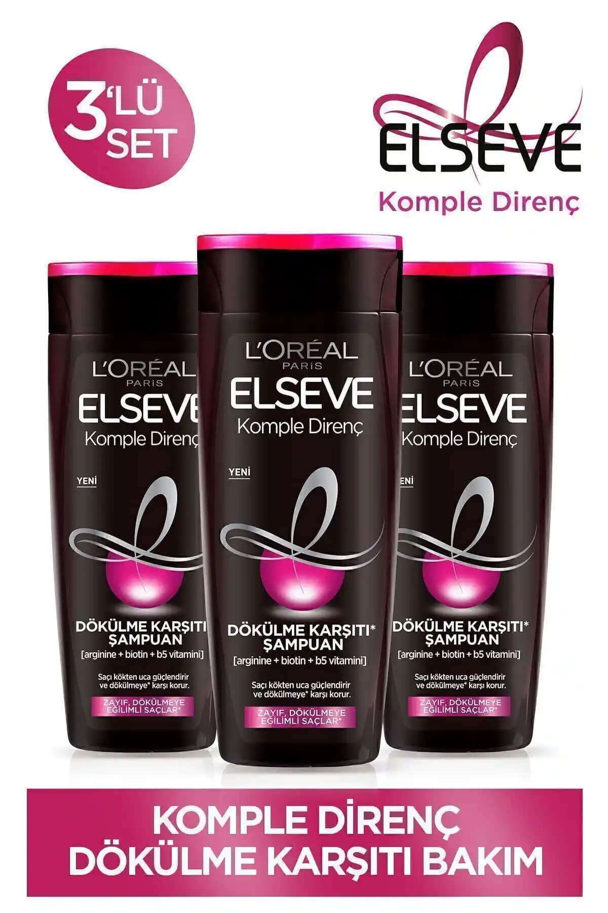 Elseve Şampuanları: Komple Direnç Dökülme Karşıtı 360 ml Set ve 450 ml 2'si 1 Arada İncelemesi
