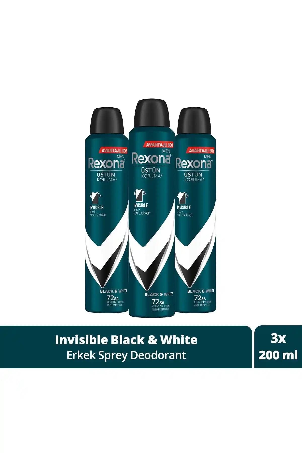 Rexona Erkek Sprey Deodorant İncelemesi: Invisible Black & White ve Kömür Detox