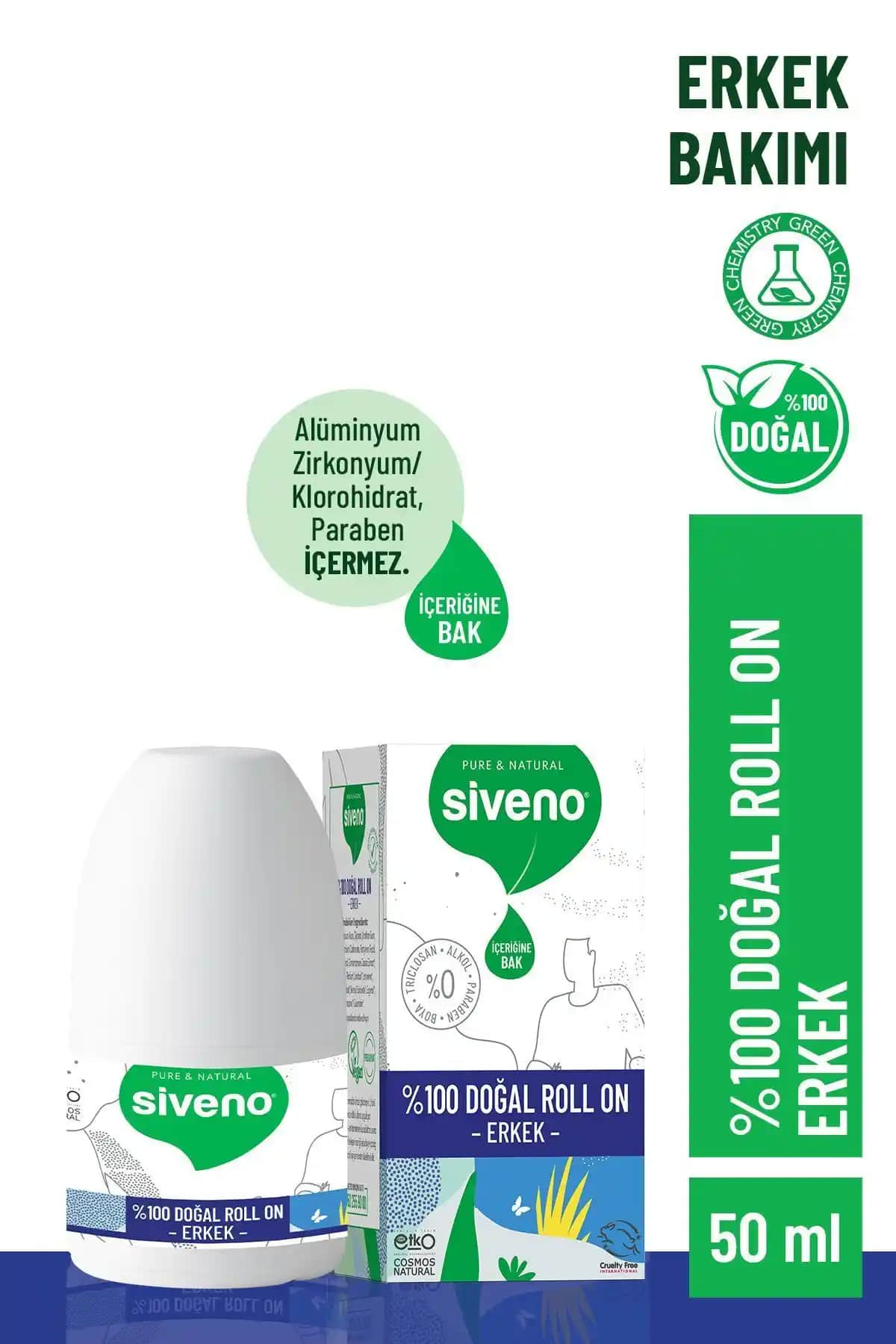 Siveno %100 Doğal Roll-on Erkek ve Hindistan Cevizli Deodorant İncelemesi