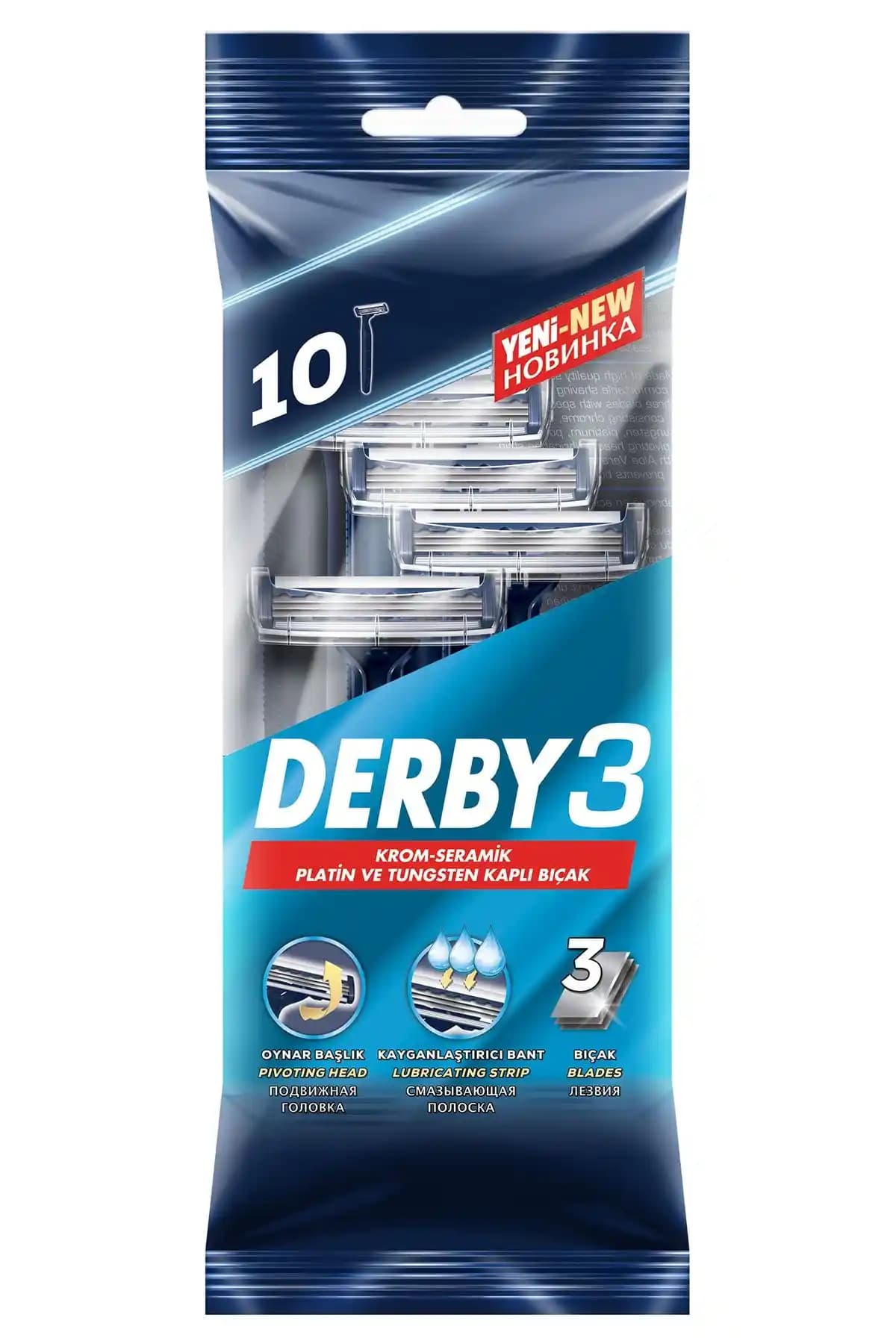 Derby Samurai3 ve Gillette Blue3 Comfort Tıraş Bıçakları Karşılaştırması