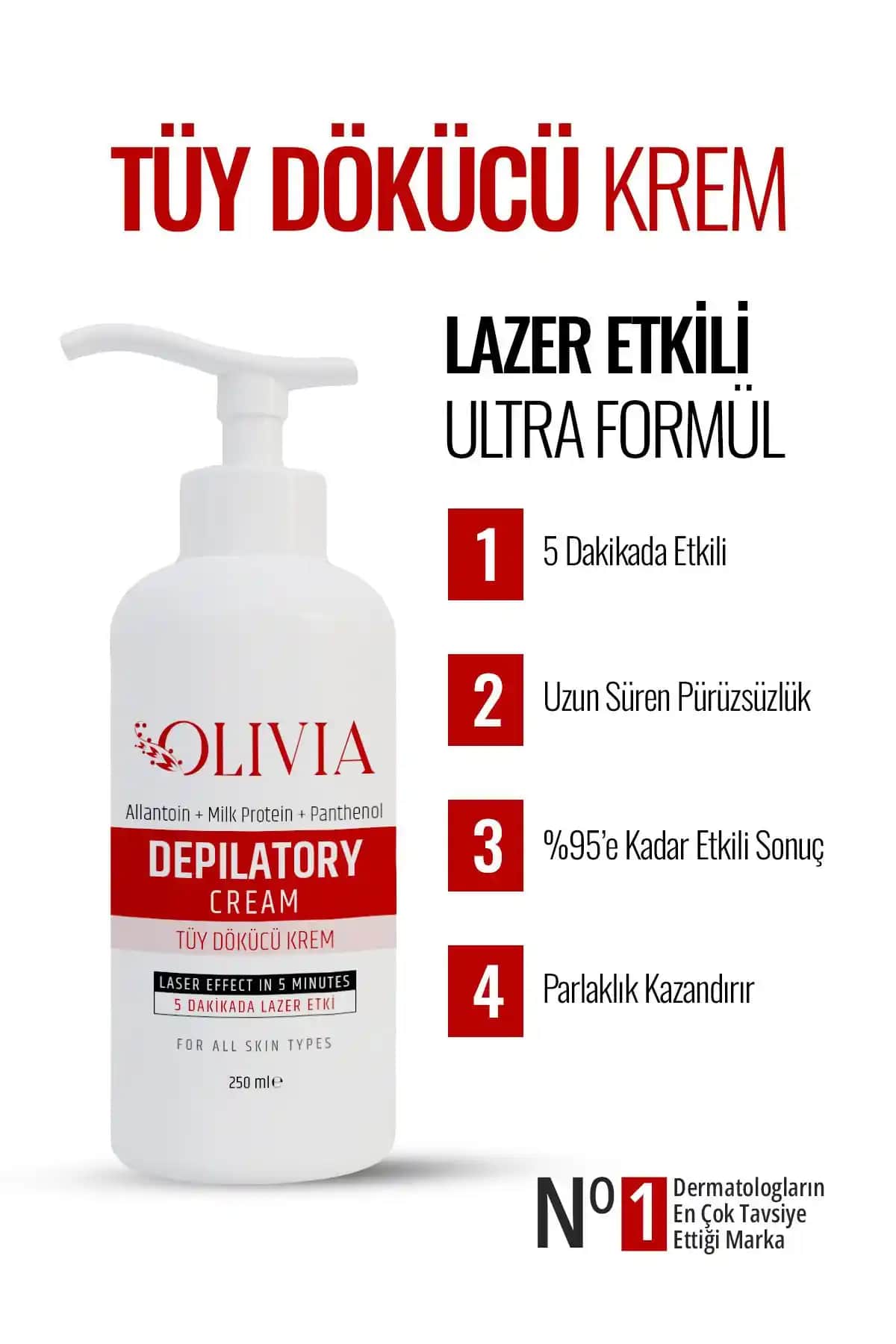 Olivia Wilson Lazer Etkili ve Veloria Tüy Dökücü Kremleri Karşılaştırması