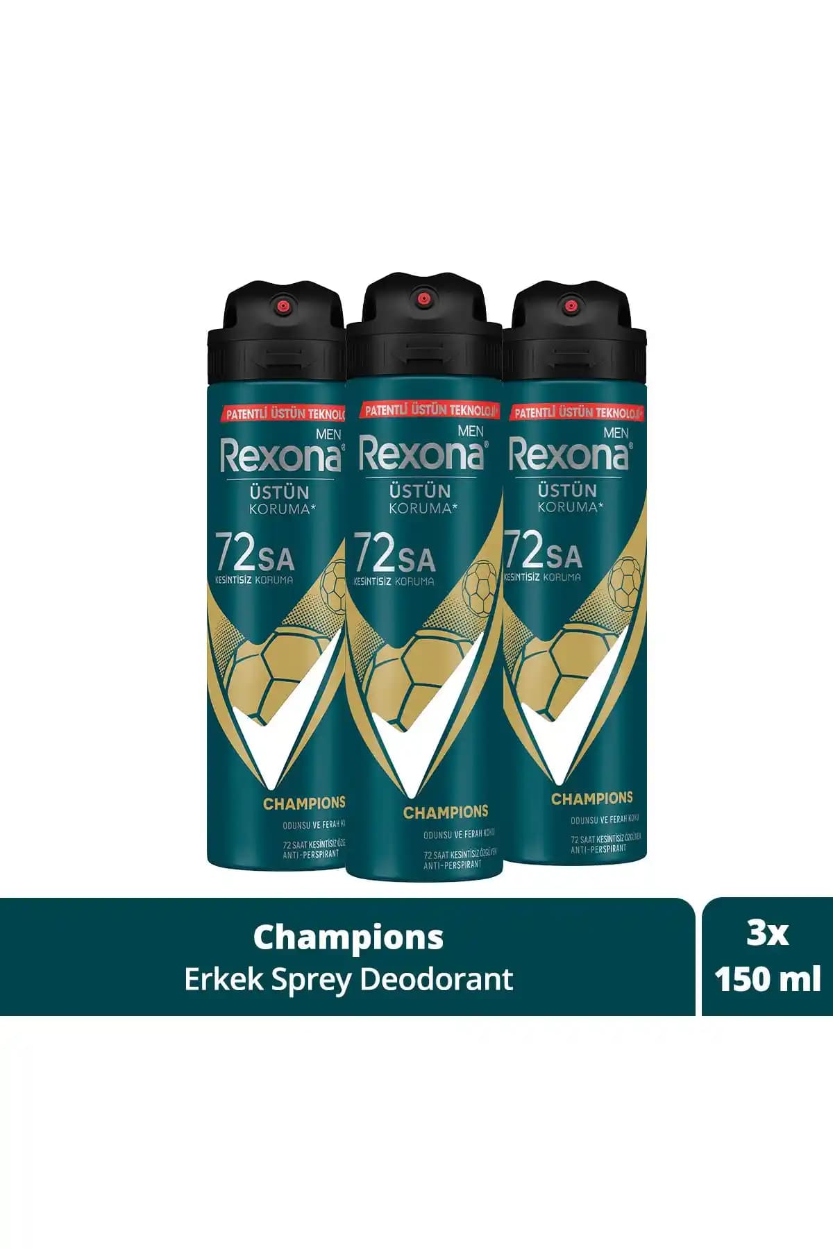 Rexona Men Erkek Sprey Deodorant İki Ürün Karşılaştırması: Champions ve Invisible Ocean Deep