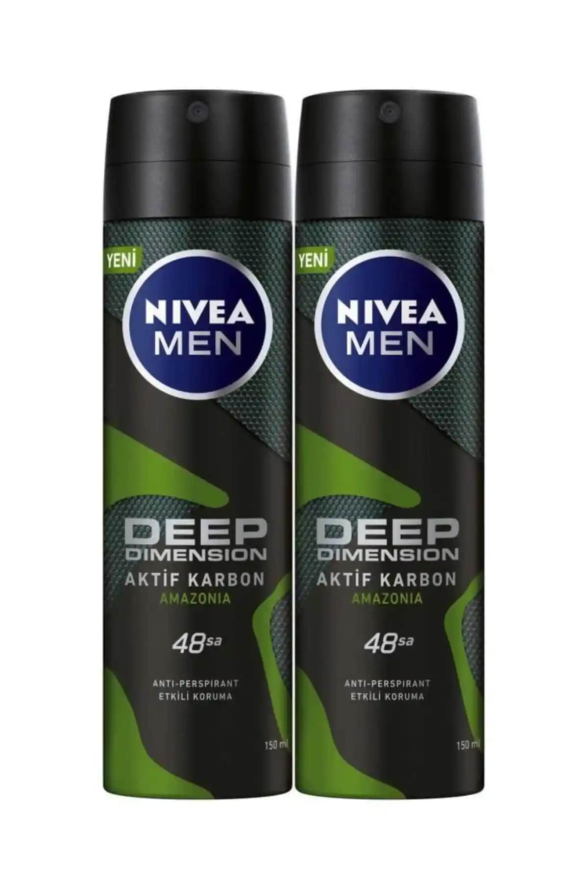 NIVEA Men Erkek Sprey Deodorant Amazonia ve Deep Dimension Espresso Karşılaştırması