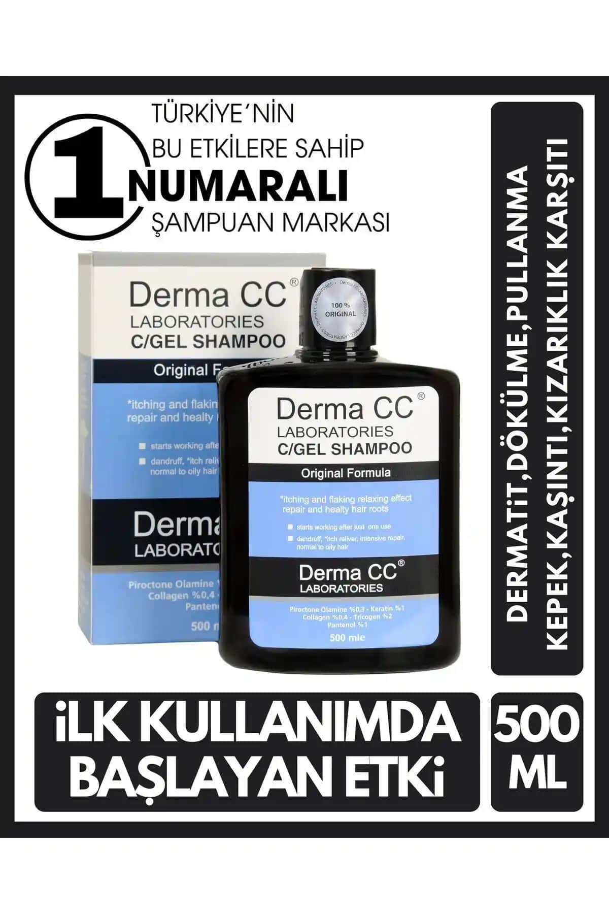 Derma CC LABORATORIES C/gel Şampuanı ve Shampoo Ürünlerinin Karşılaştırması