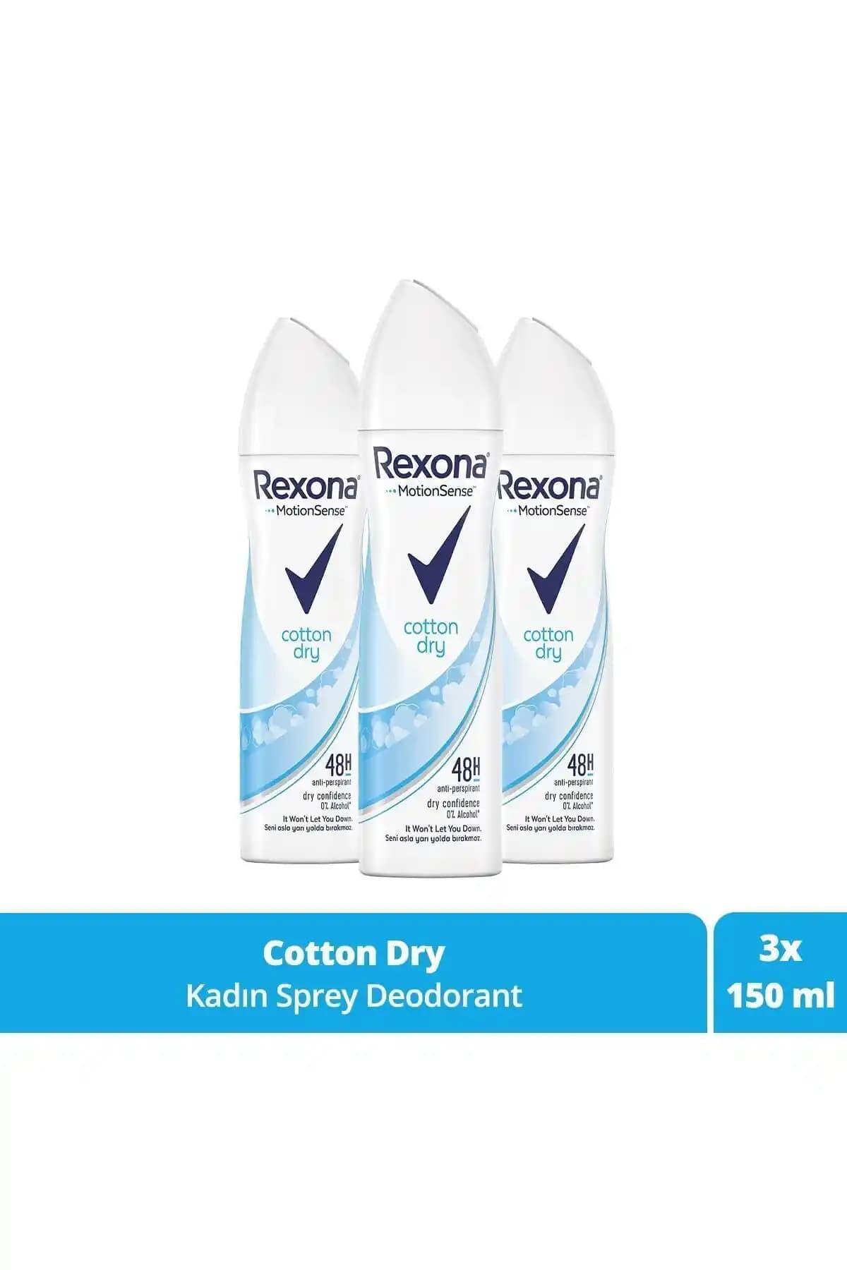 Rexona Kadın Sprey Deodorant Cotton Dry ve Watsons Invisible Fresh İncelemesi