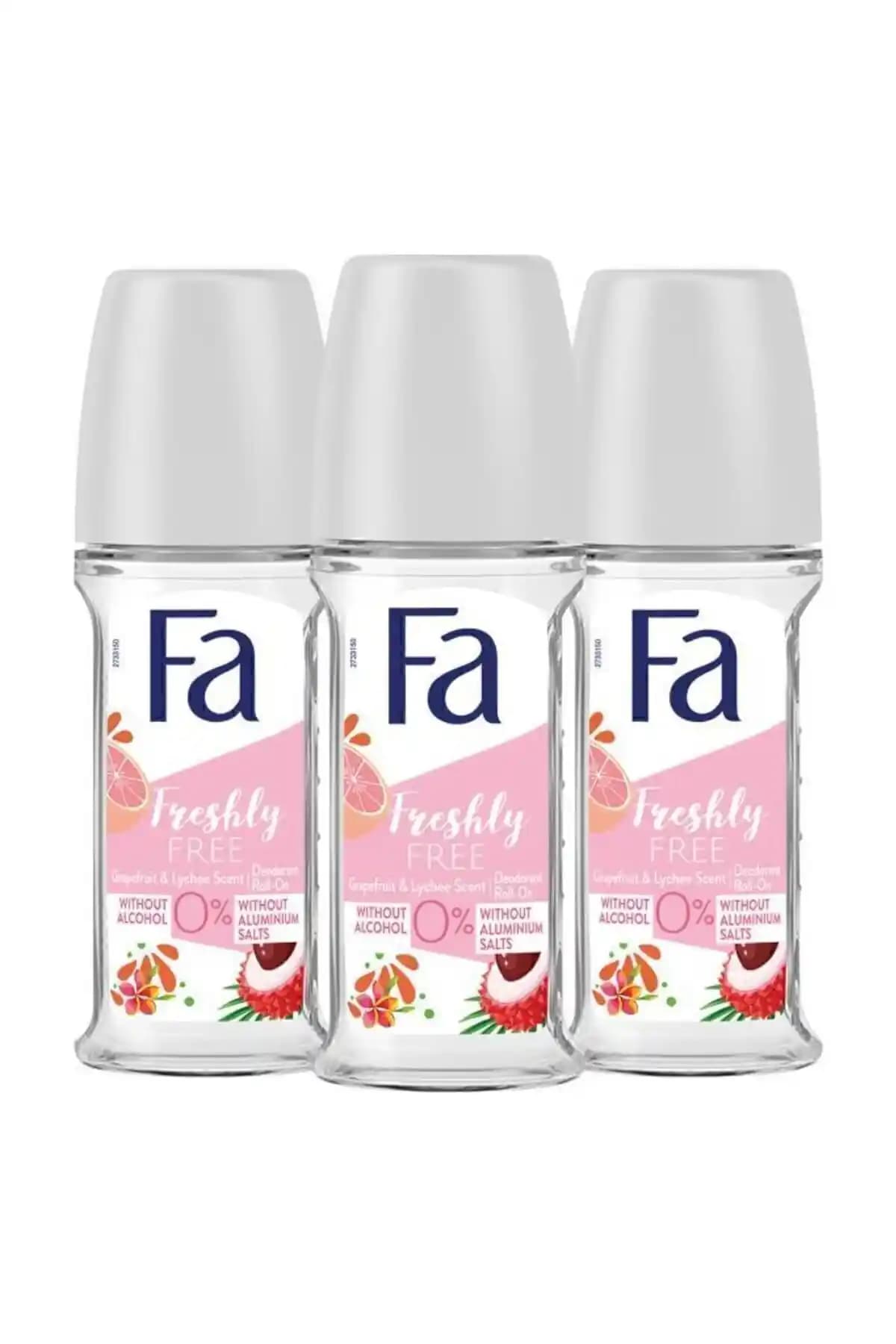 Fa Freshly Free Greyfurt & Liçi ve Soft&control Roll-on Deodorantlarını Karşılaştırma