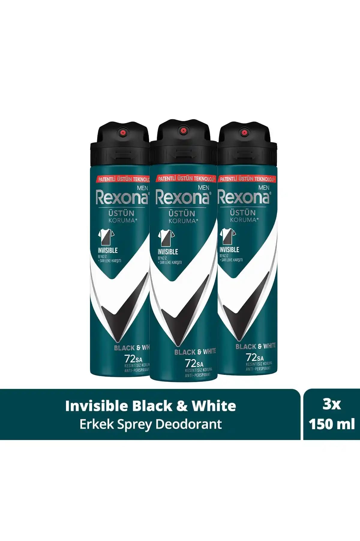 Rexona Men Deodorant Karşılaştırması: Invisible Black & White ve Xtra Cool