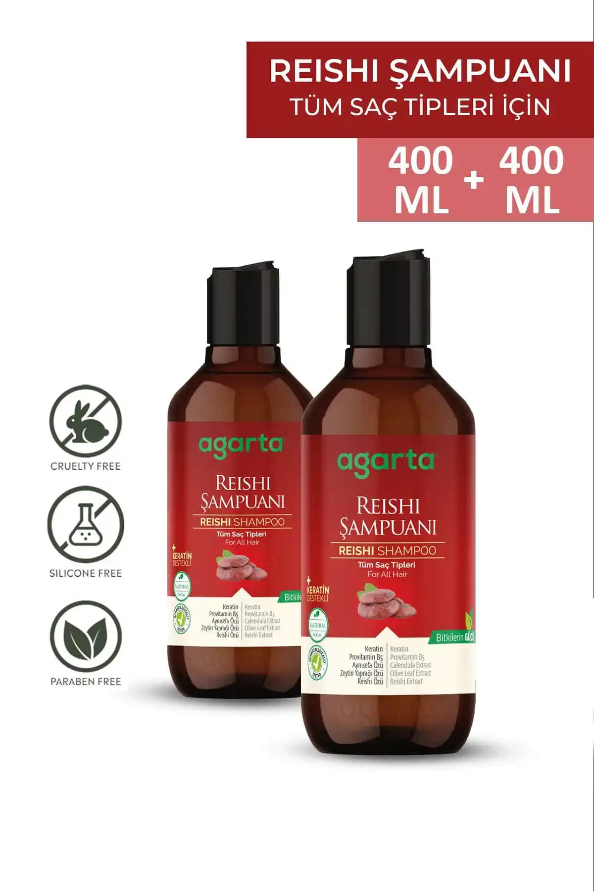 Agarta Reishi Mantar Özlü Şampuan: Doğal ve Yıpranmış Saçlar İçin Çözümler