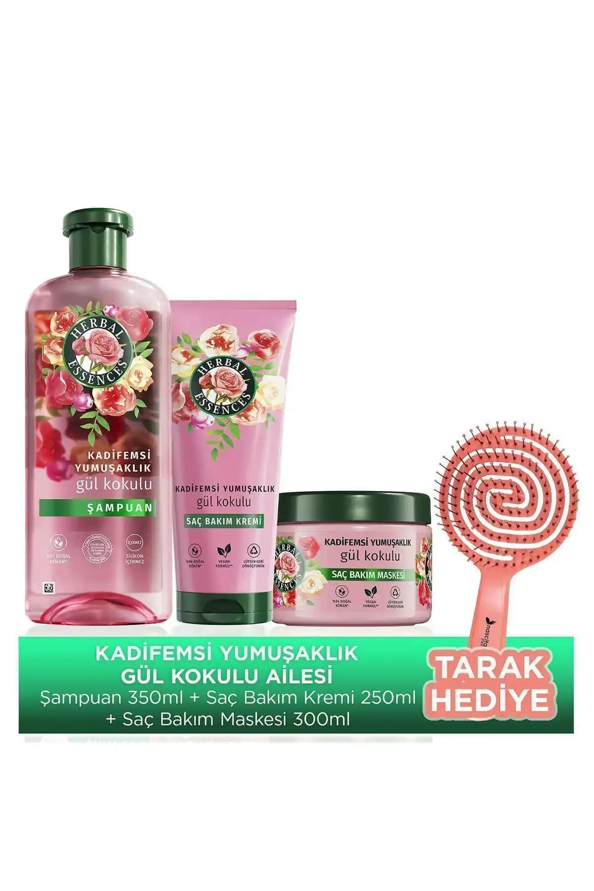 Herbal Essences Gül Kokulu Şampuan ve Bakım Kremi Karşılaştırılması