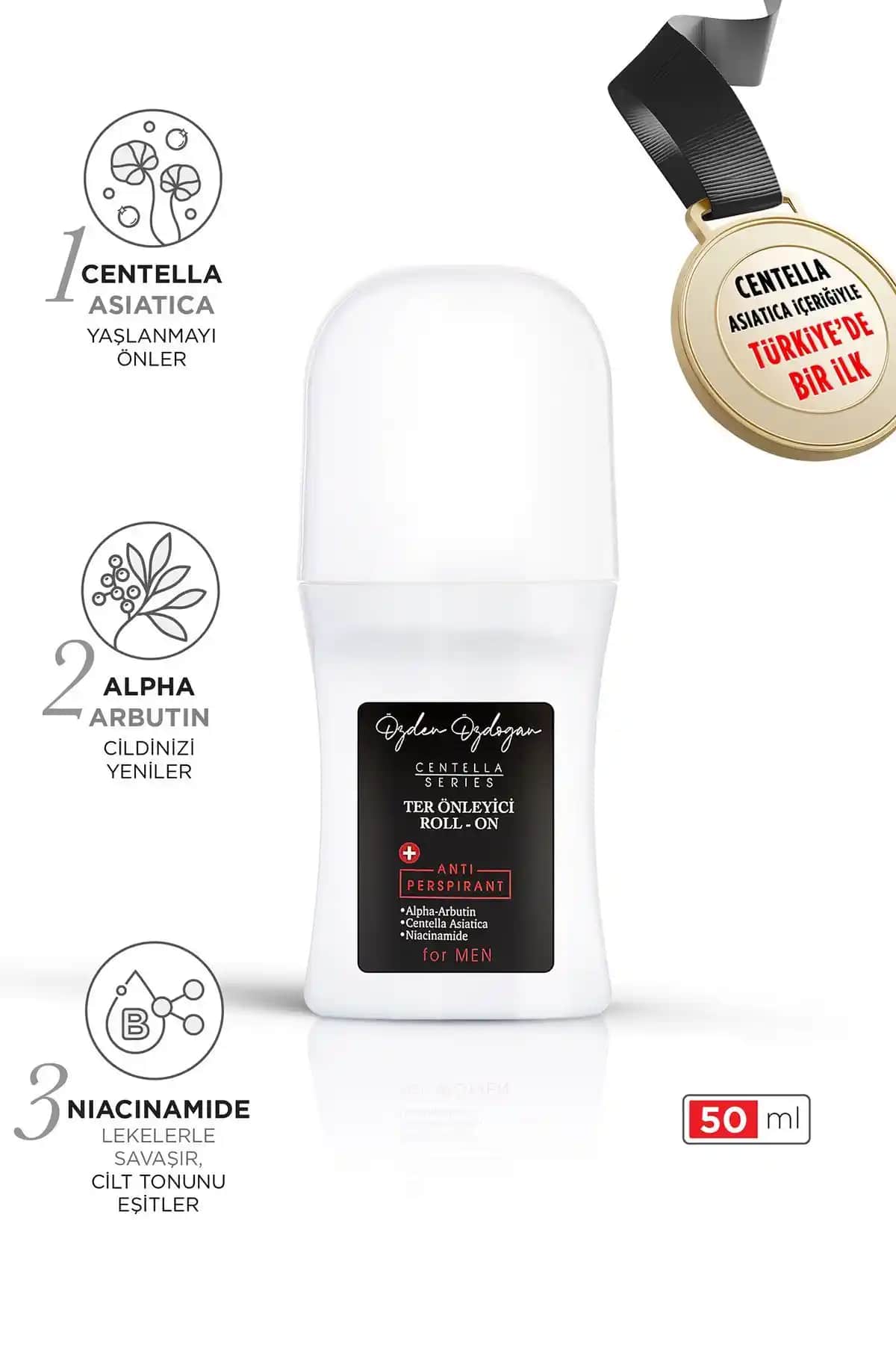 Karşılaştırma: ÖZDEN ÖZDOĞAN Erkek Ter Önleyici Roll-On ve Sebamed Balsam Deodorant