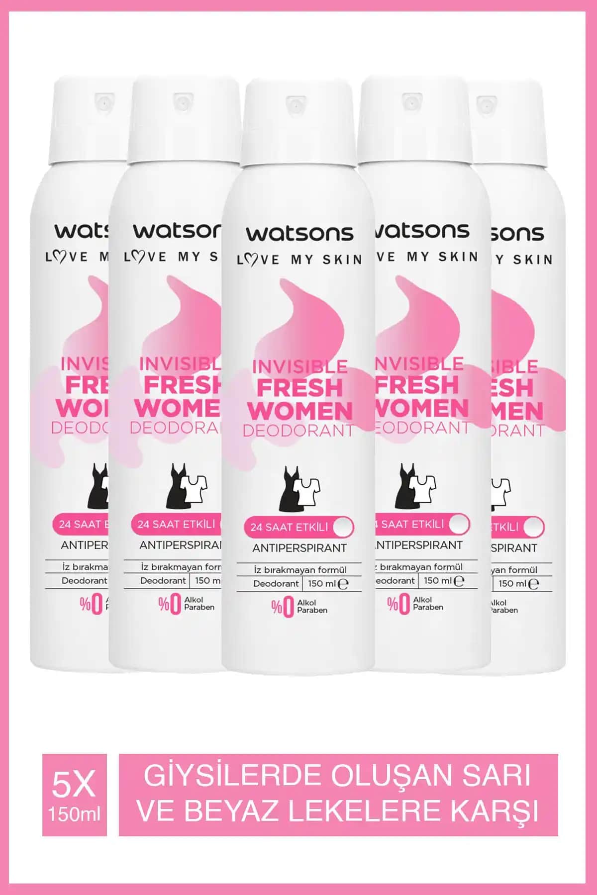 Watsons Invisible Fresh ve Shower Fresh Deodorant Karşılaştırması: Hangisi Daha İyi?