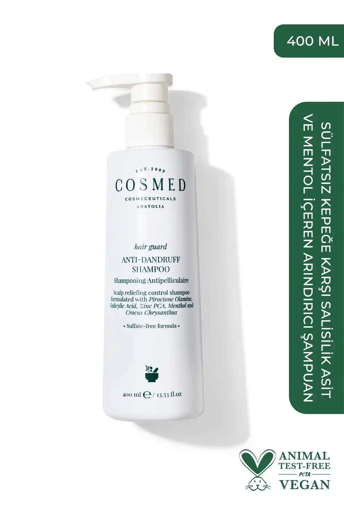 COSMED Kepek ve Saç Dökülmesine Karşı Şampuanların Karşılaştırması