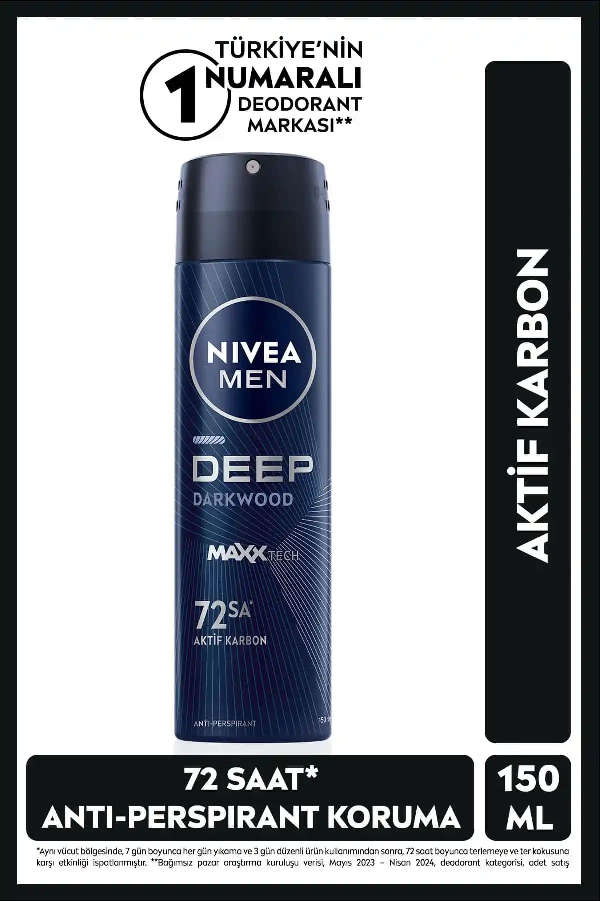 NIVEA MEN Erkek Sprey Deodorant Deep Dimension ve Dry Fresh Karşılaştırması