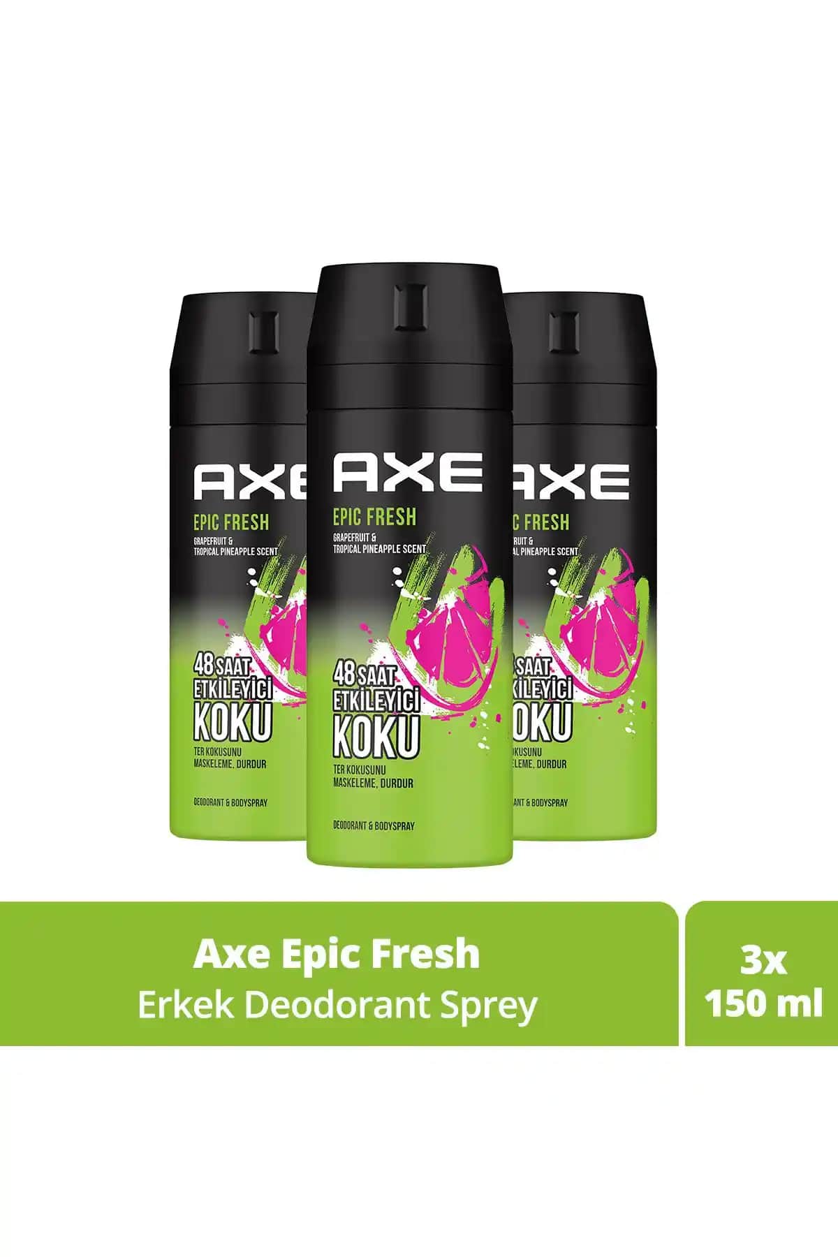 Axe Erkek Deodorantları: Epic Fresh ve Jungle Fresh'in Özellikleri ve Farklılıkları