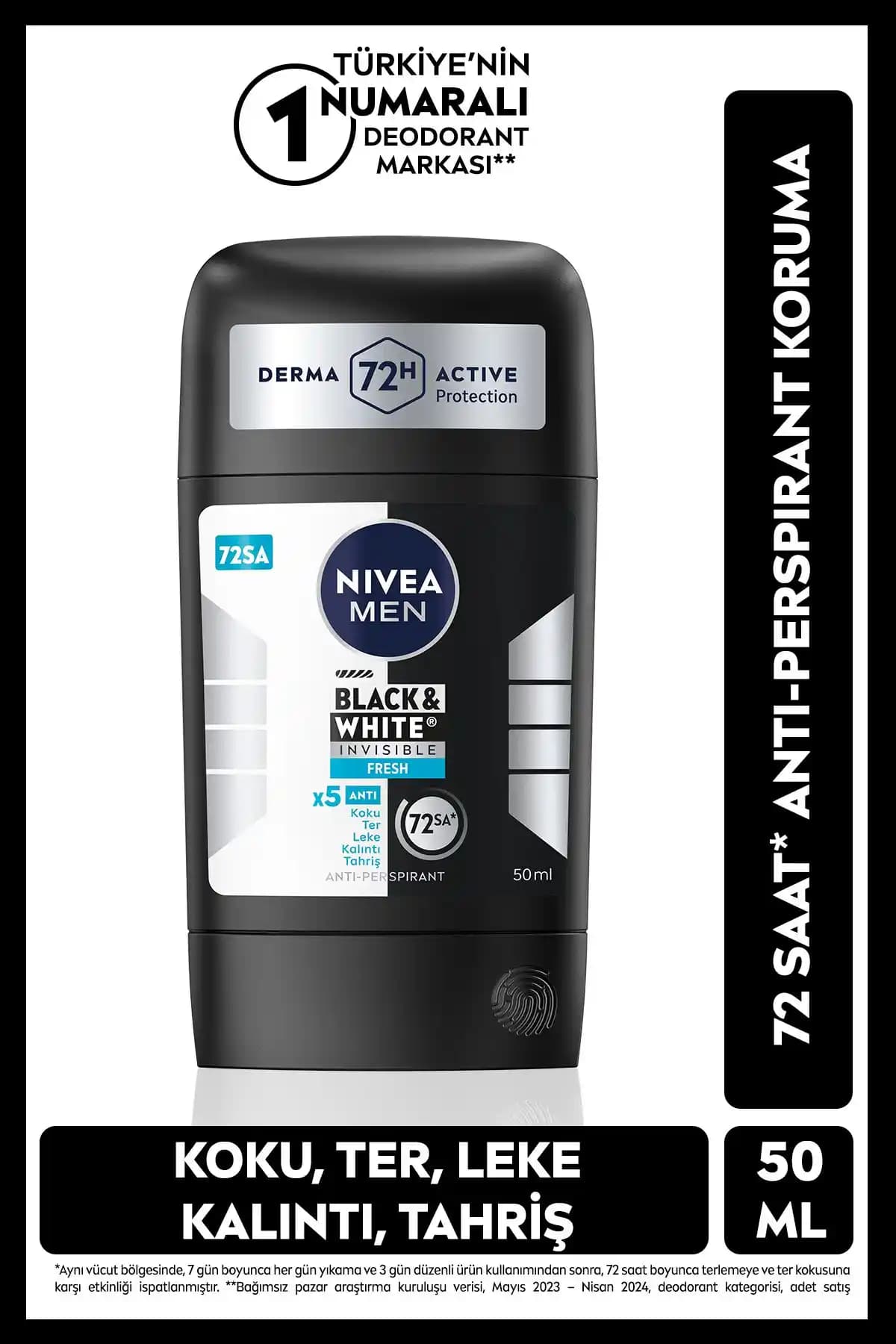 NIVEA MEN Erkek Stick Deodorantları: Black&White Invisible Fresh ile Fresh Active Karşılaştırması