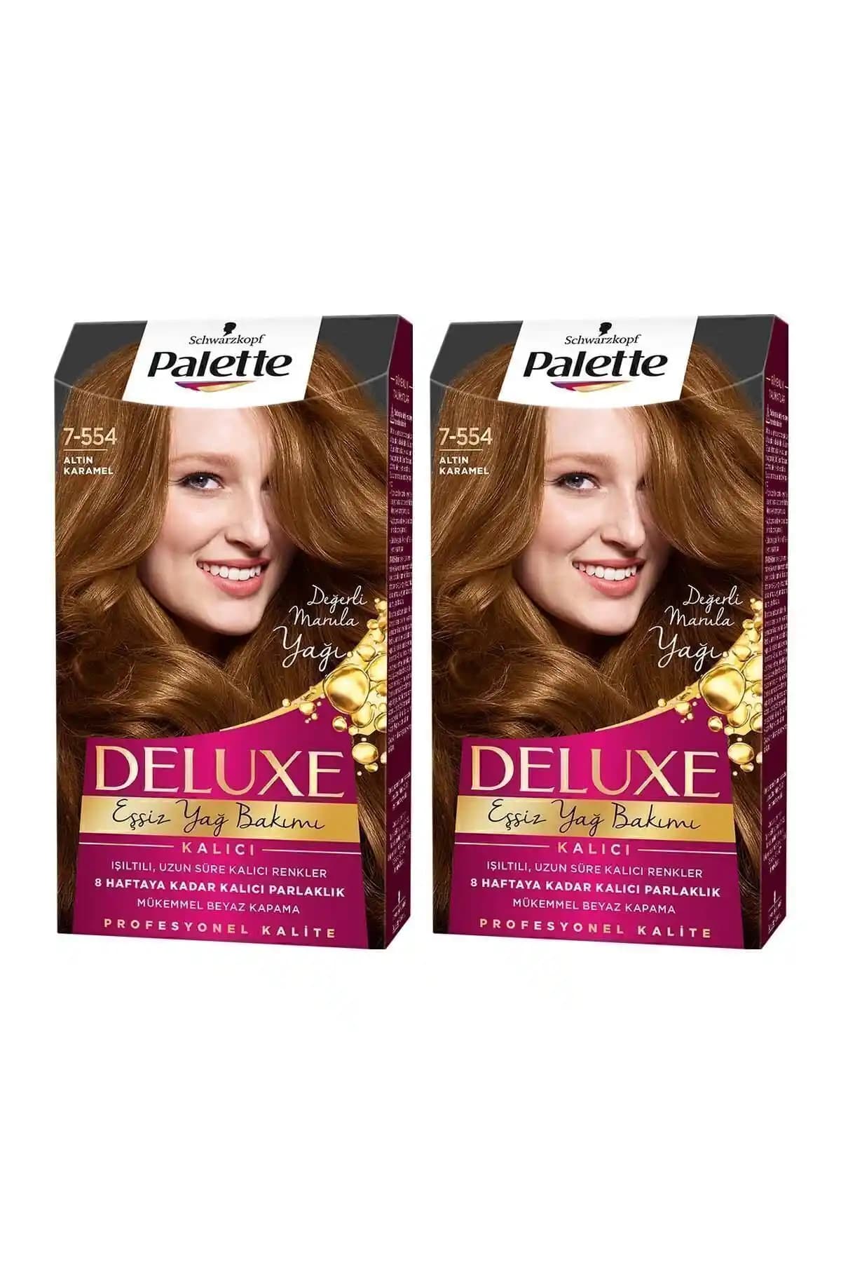 Palette Deluxe 7-554 Altın Karamel ve 7-65 Altın Parıltılı Toffee Saç Boyası İncelemesi