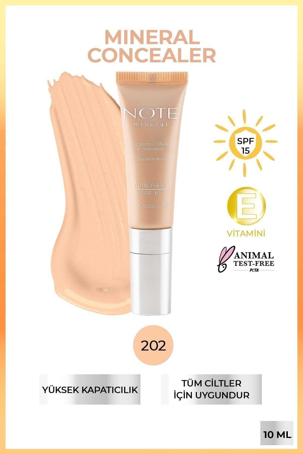Mineral Concealer 202 SPF 15 Metal Başlıklı Göz Altı Kapatıcısı