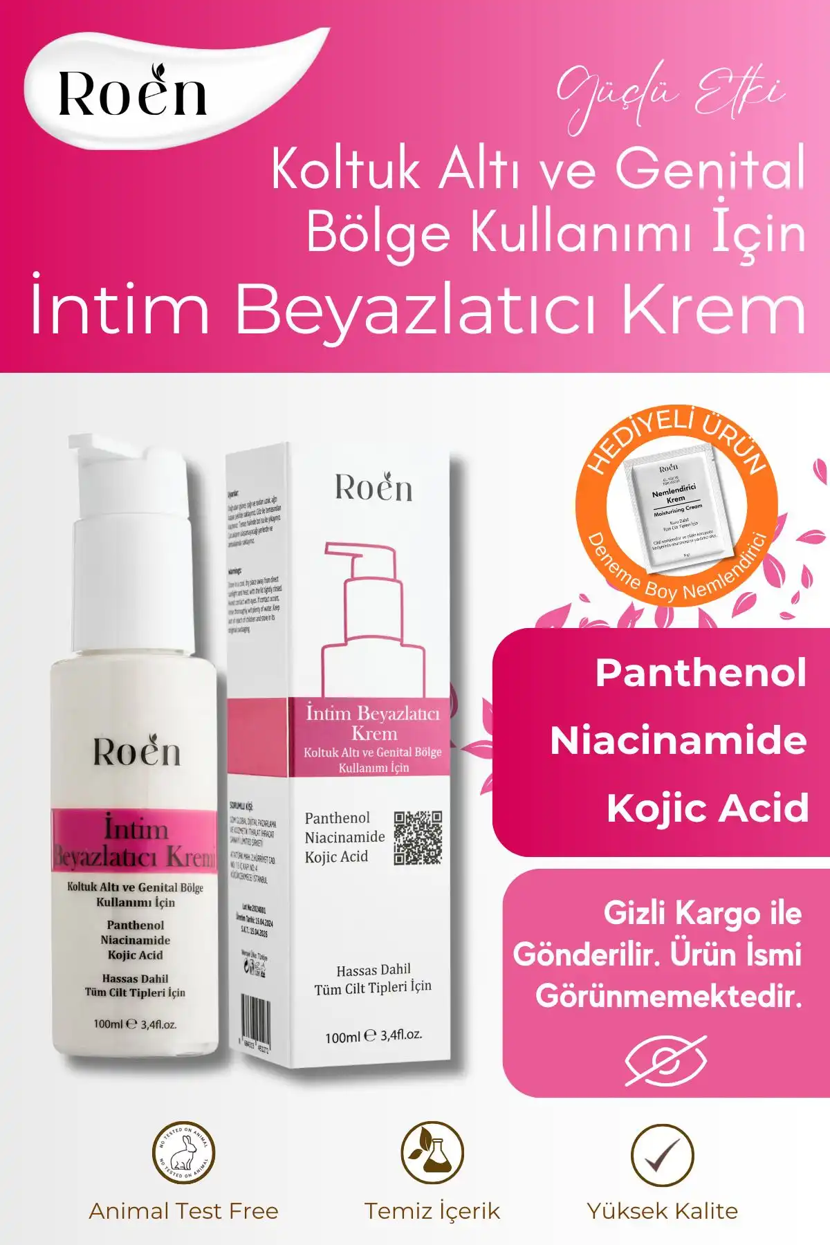 Genital Bölgeye Özel Beyazlatıcı Kremler ve Doğal Yağların İncelenmesi