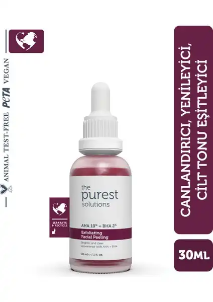 AHA & BHA Canlandırıcı Kırmızı Peeling Serumu: Etkili Cilt Bakım Ürünü