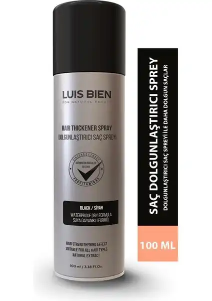Luis Bien Hair Fiber Sprey ile Saçlarınıza Dolgunluk ve Hacim Kazandırın
