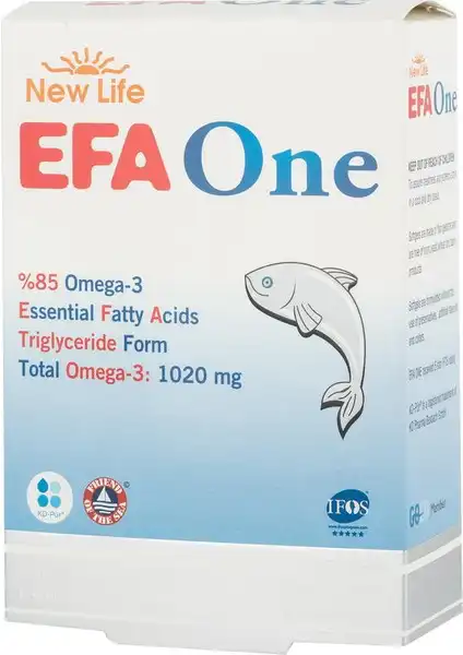 New Life Efa One: Zengin Omega 3 İçeren Balık Yağı Takviyesi Hakkında Bilgiler